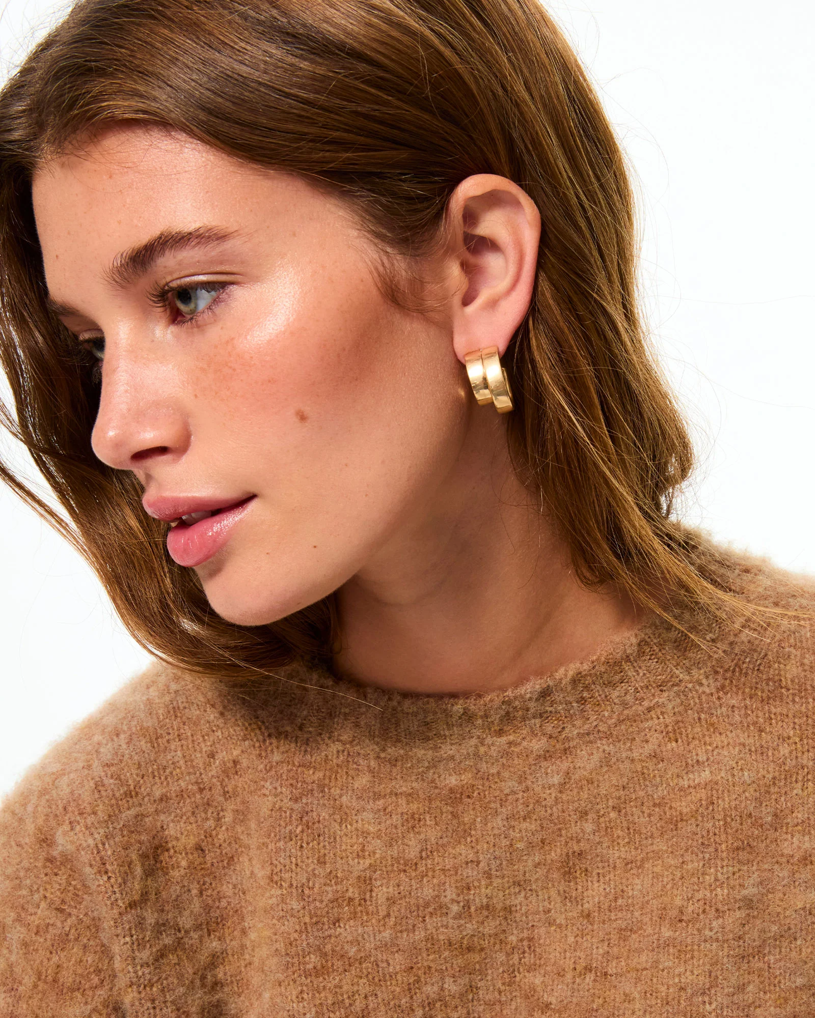 The Double Up Hoop Earrings - Image 3
