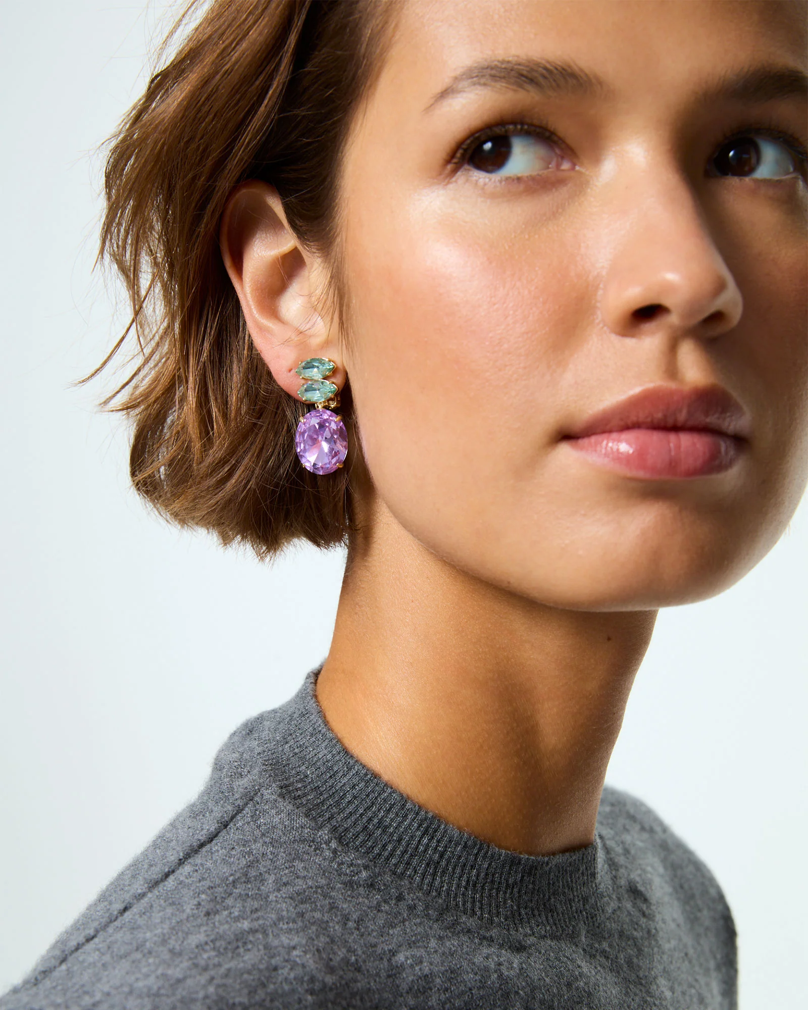 Le Petite Crystal Earrings - Image 3
