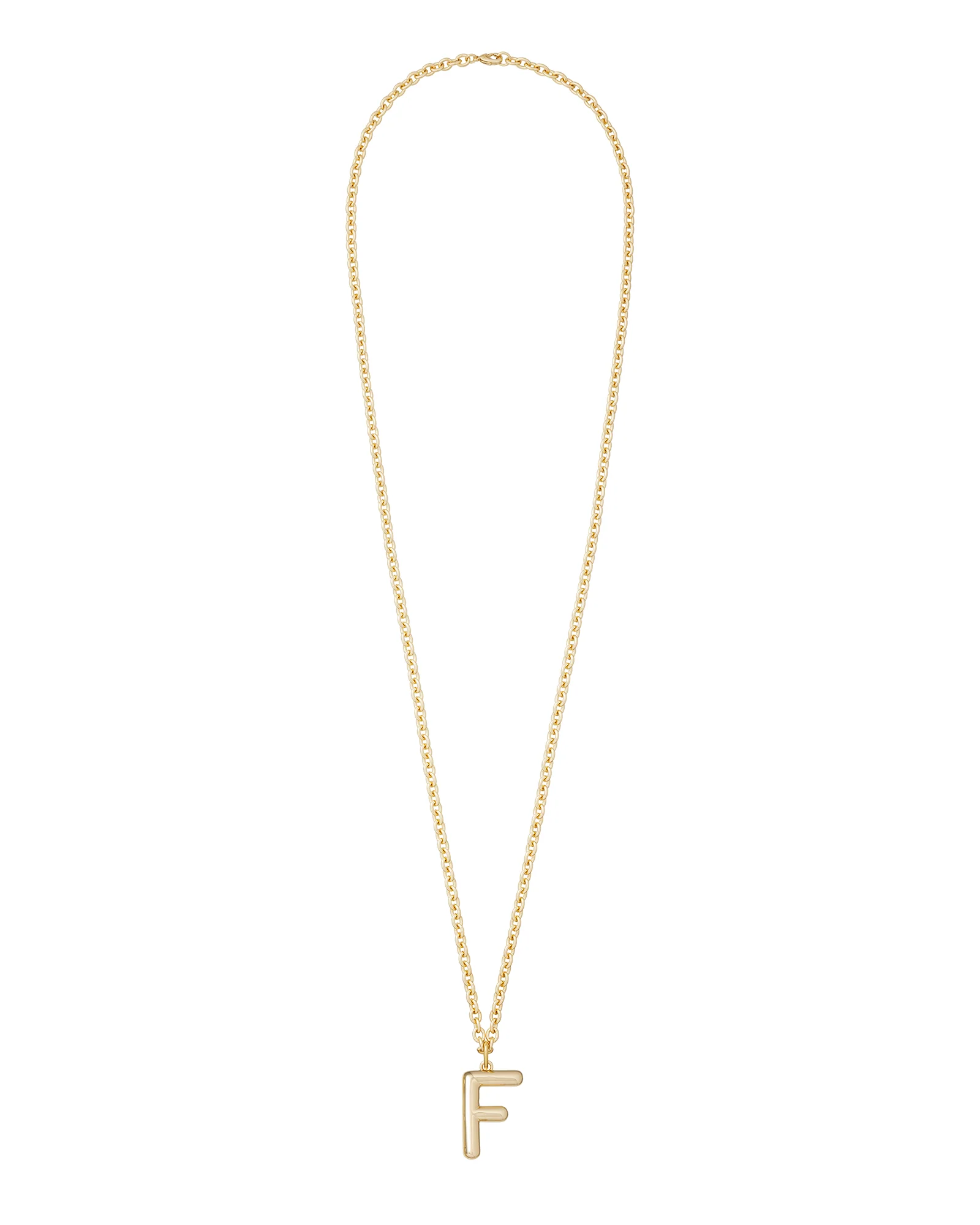 The Very Big Puffy Initial Necklace - Image 13