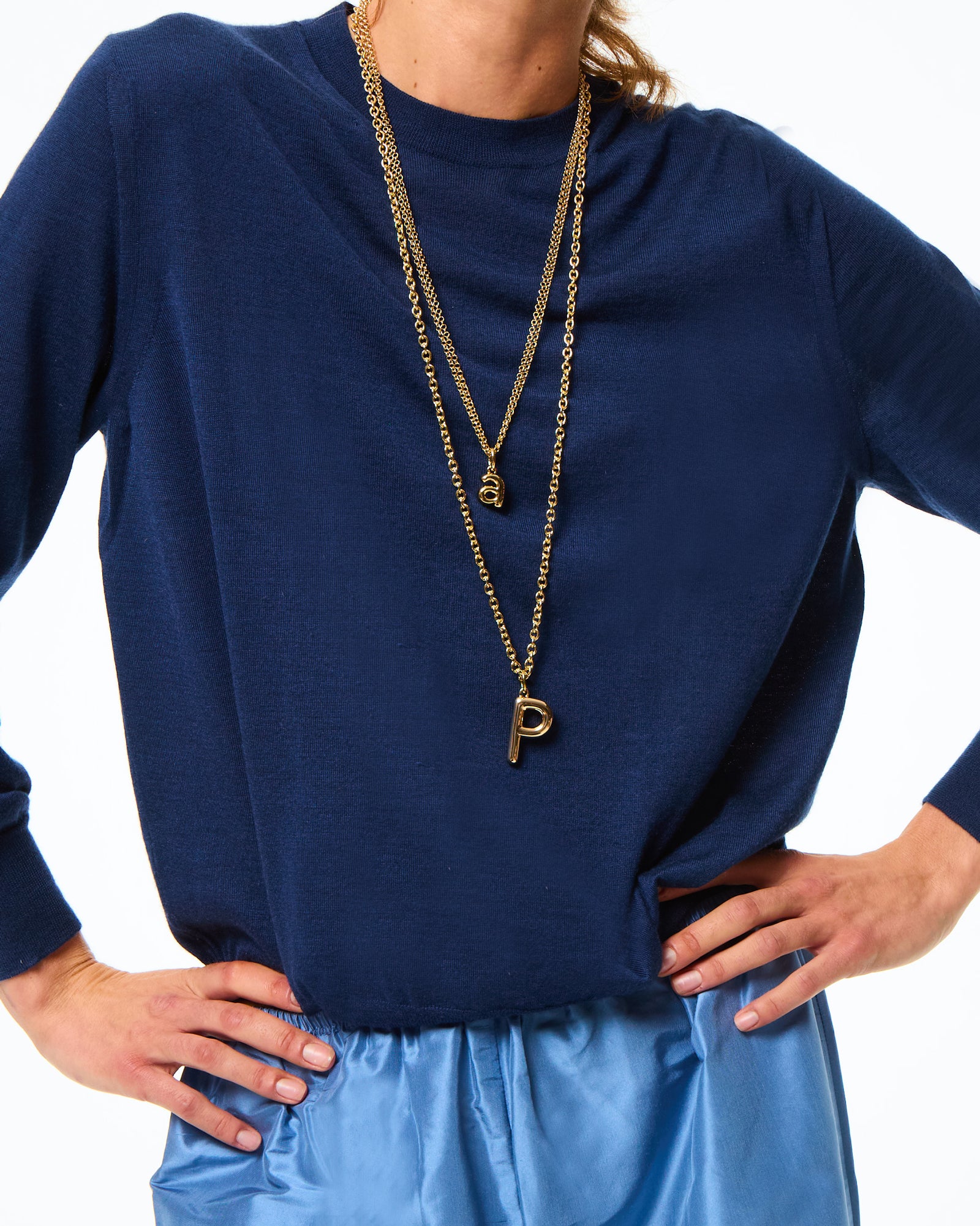 The Very Big Puffy Initial Necklace - Image 5