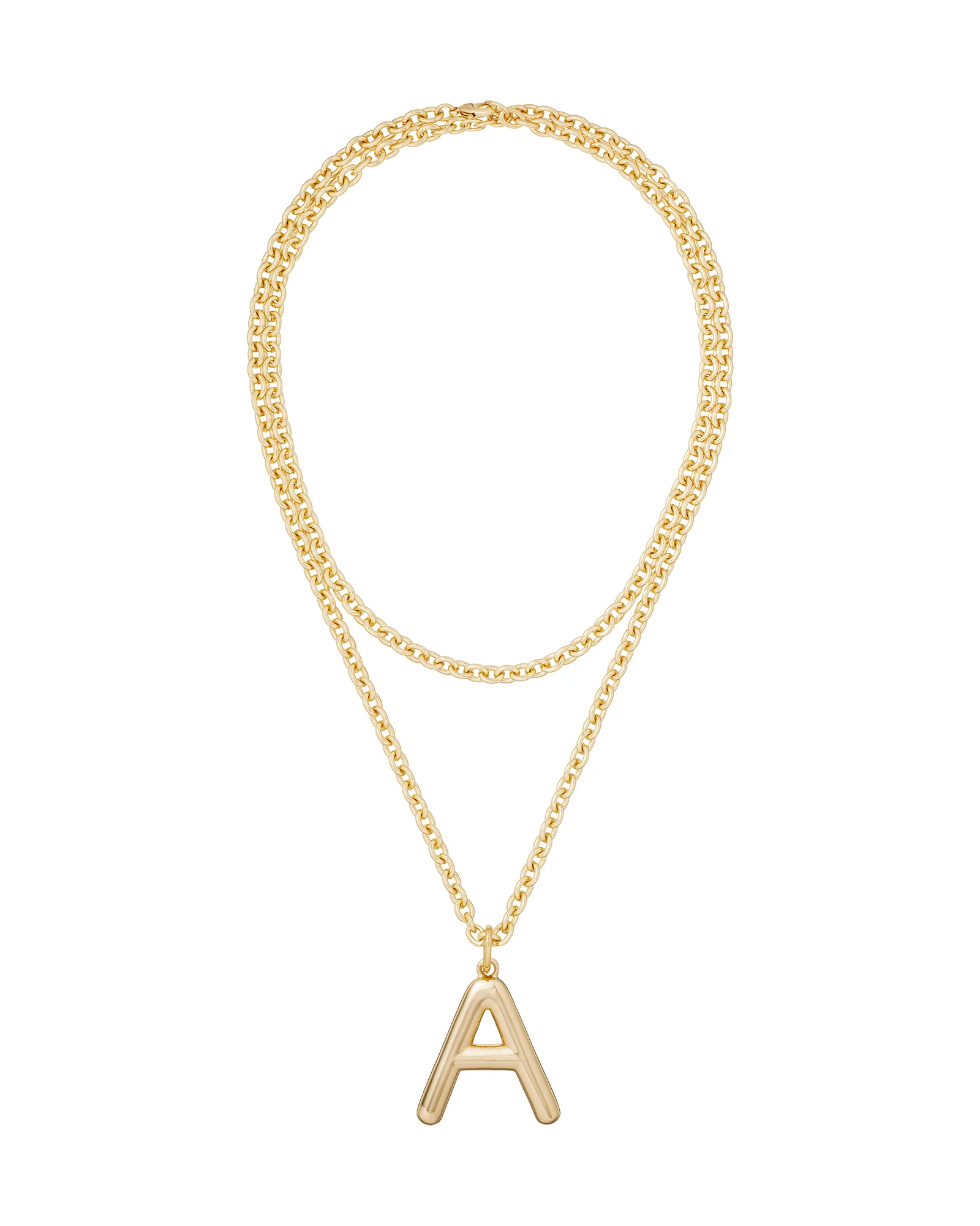 The Very Big Puffy Initial Necklace - Image 8
