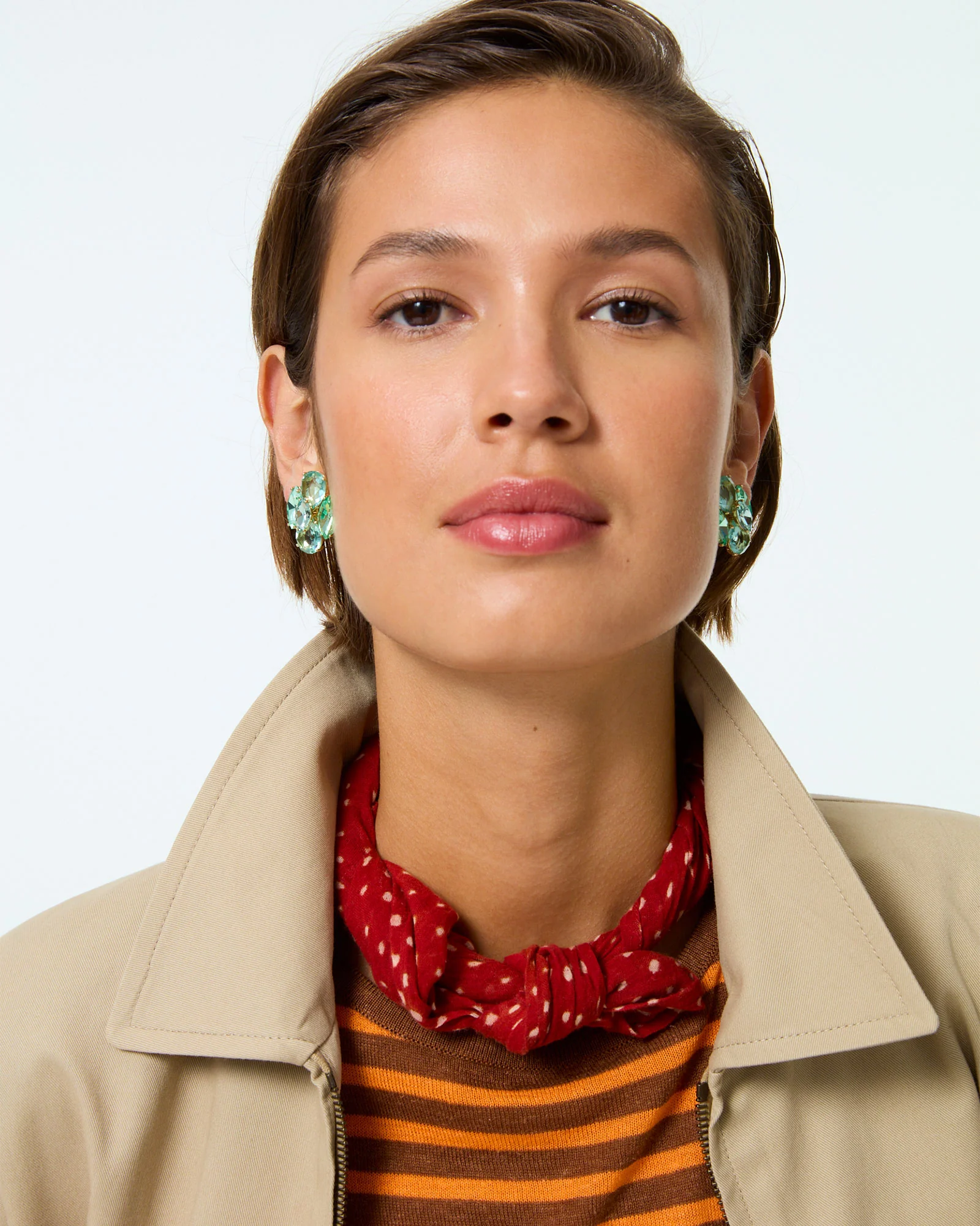 The Crystal Cluster Earrings - Image 4