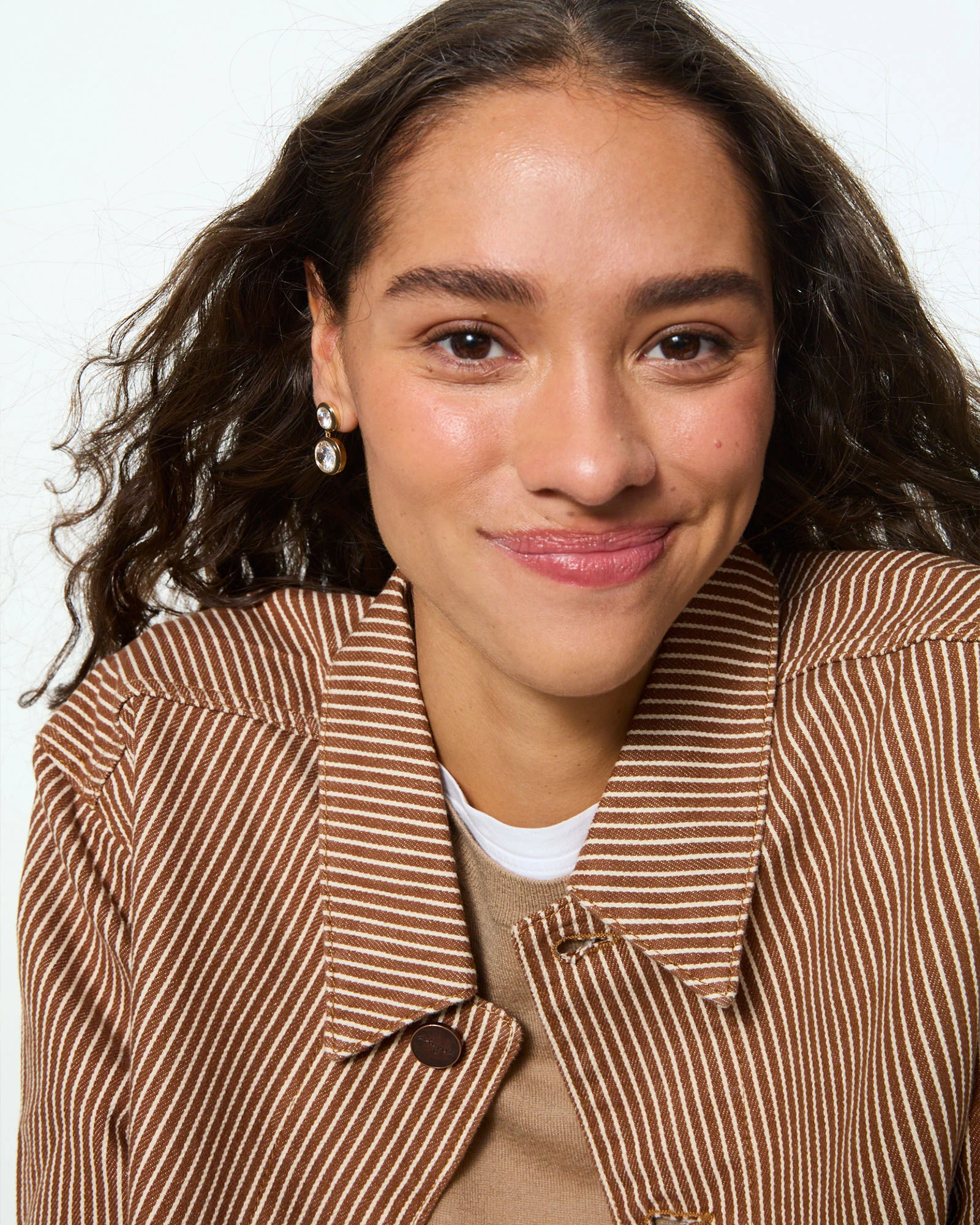 The Cubic Double Drop Earrings - Image 3