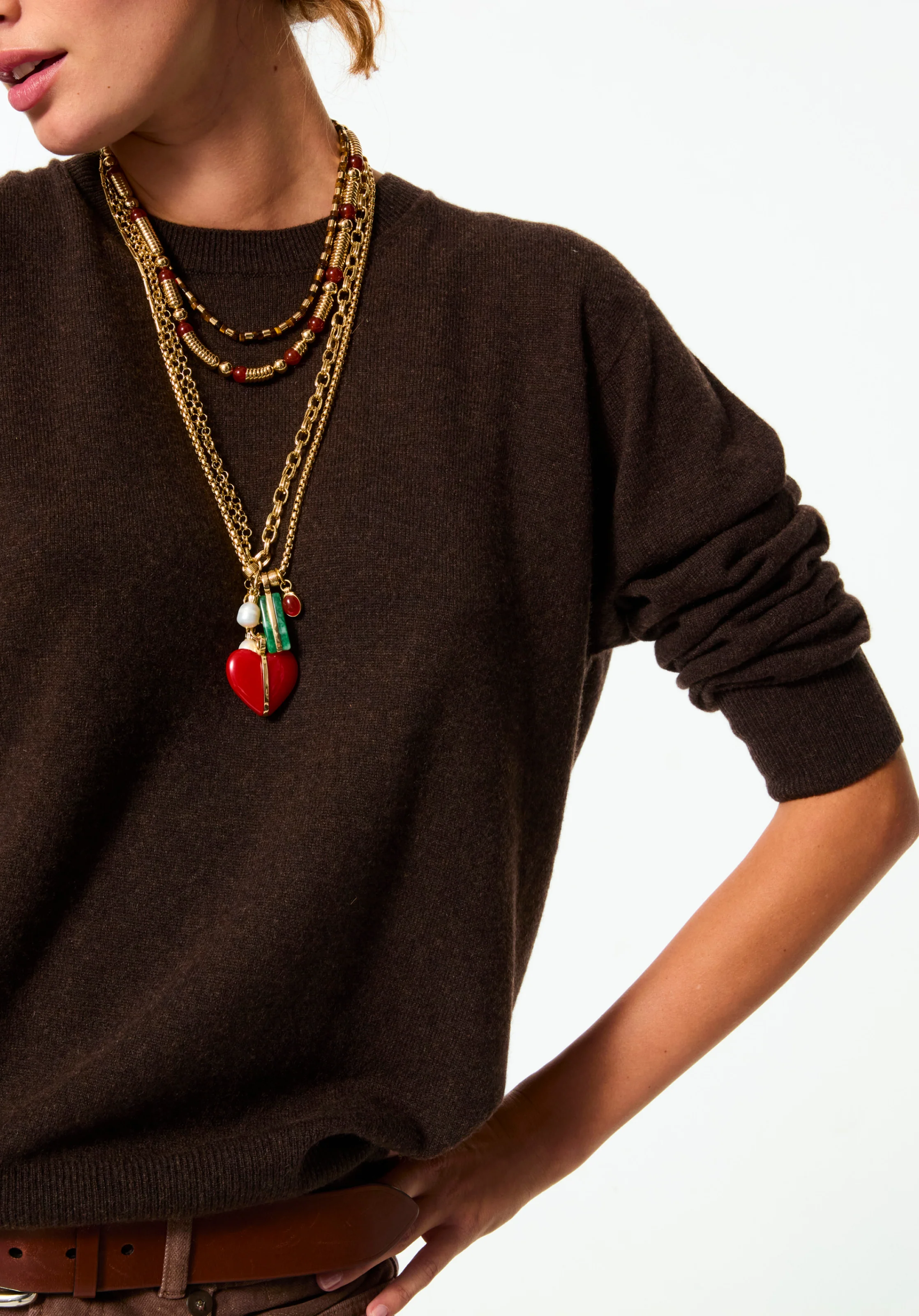 The Stone Bar Pendant Necklace - Image 4