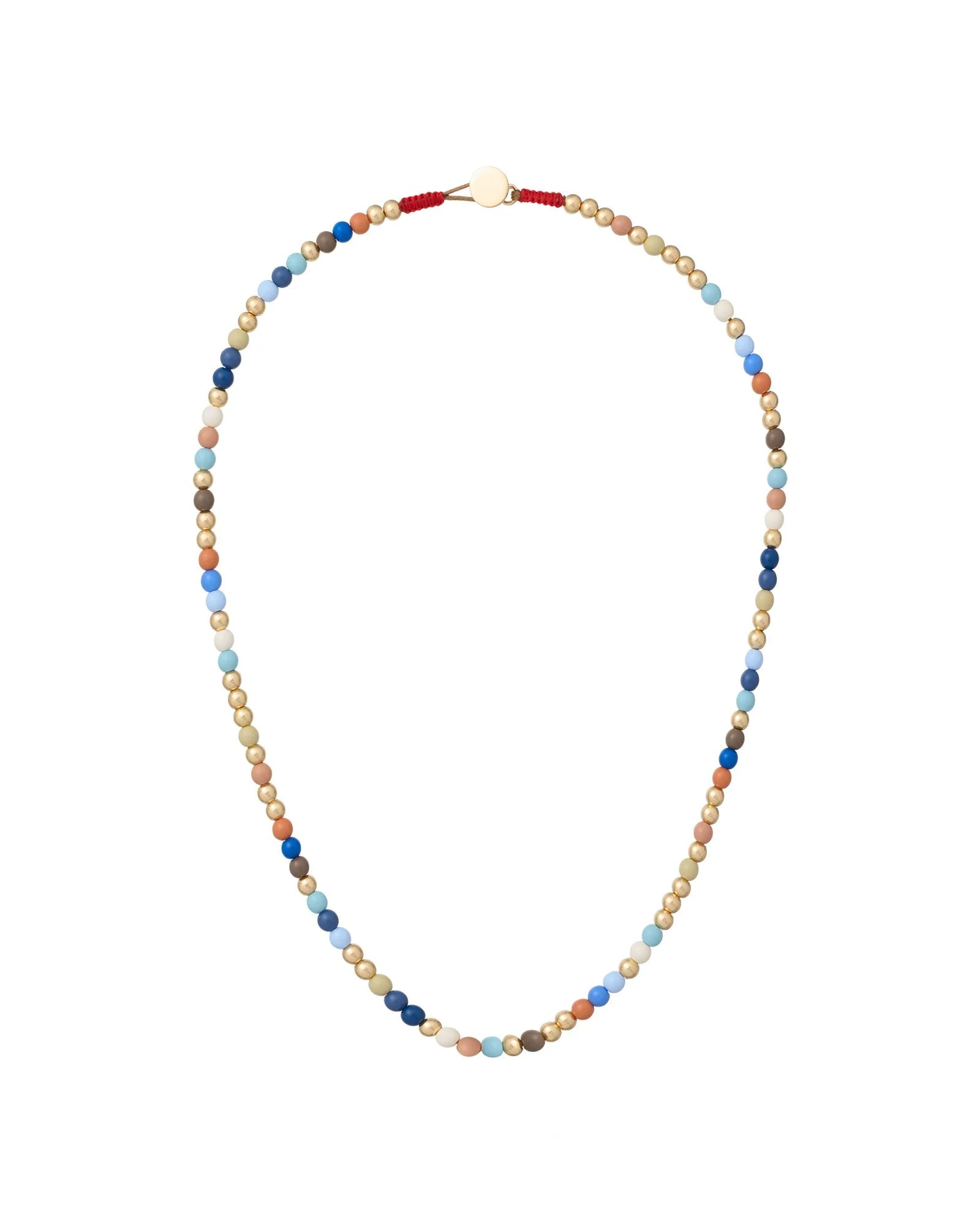 The Happy Baby Bead Necklace Duo in Denim - Image 6