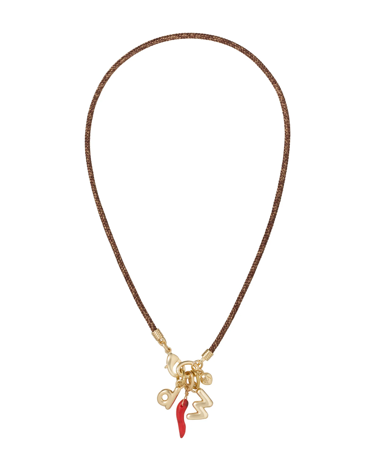 The Itsy Bitsy Happy Cord Charm Necklace - Image 5