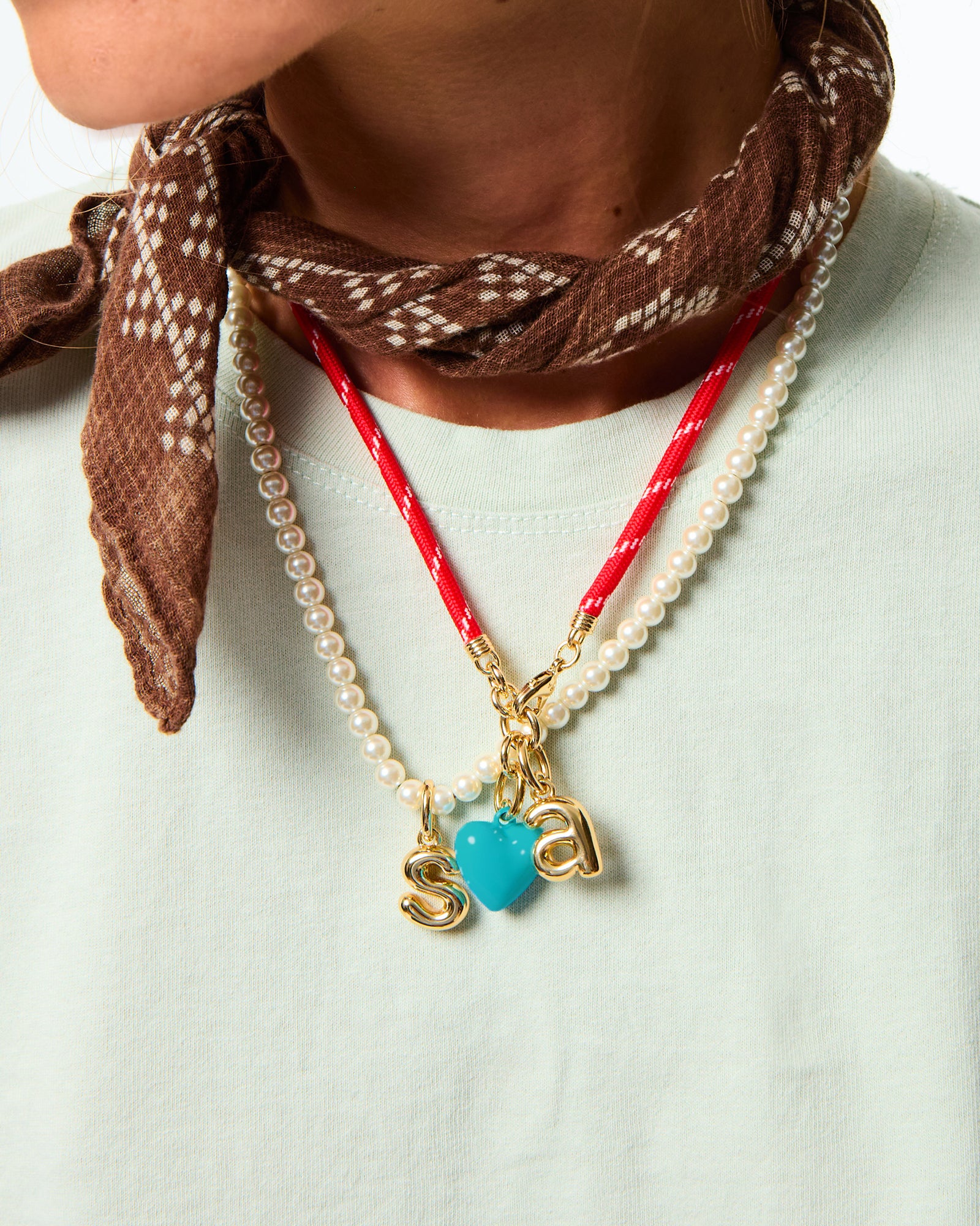 The Happy Cord Charm Necklace Duo - Image 2