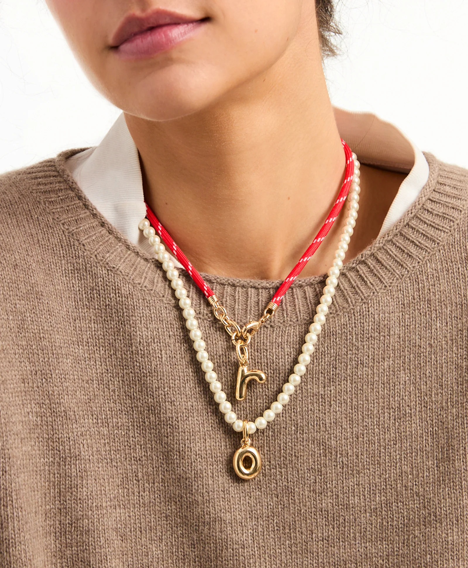 The Happy Cord Charm Necklace Duo - Image 4