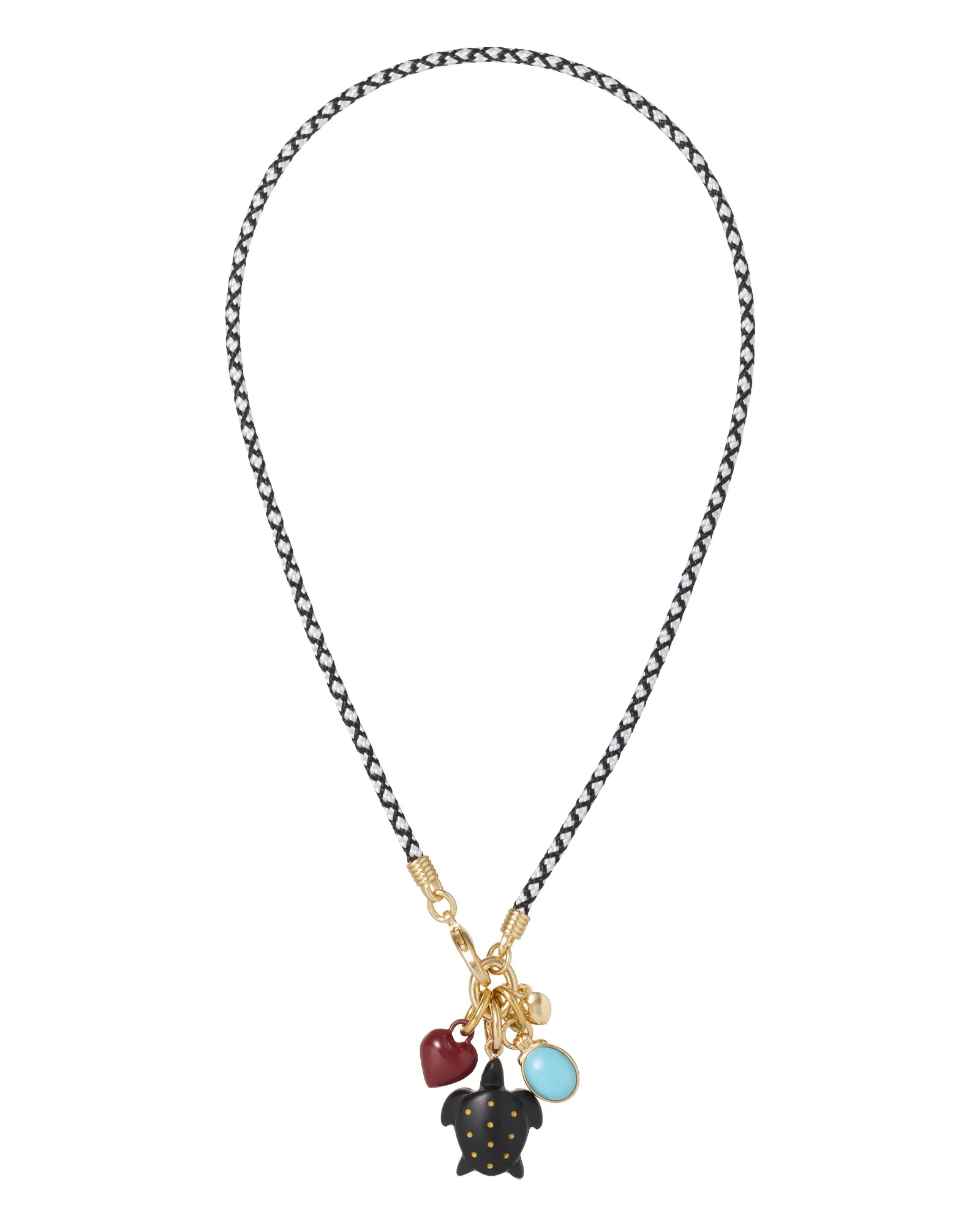 The Itsy Bitsy Happy Cord Charm Necklace - Image 5
