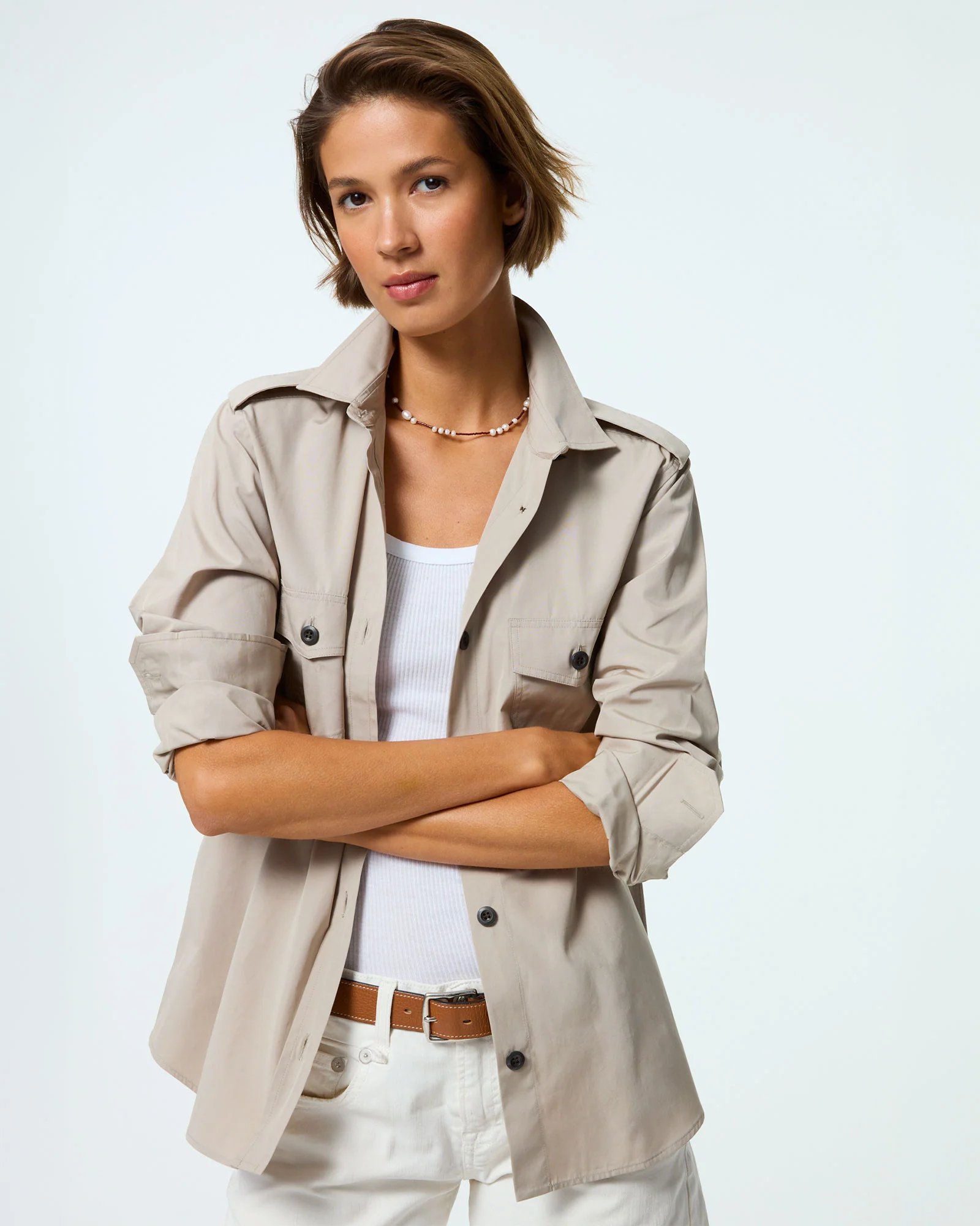 The Happy Pearl Necklace in Espresso - Image 4