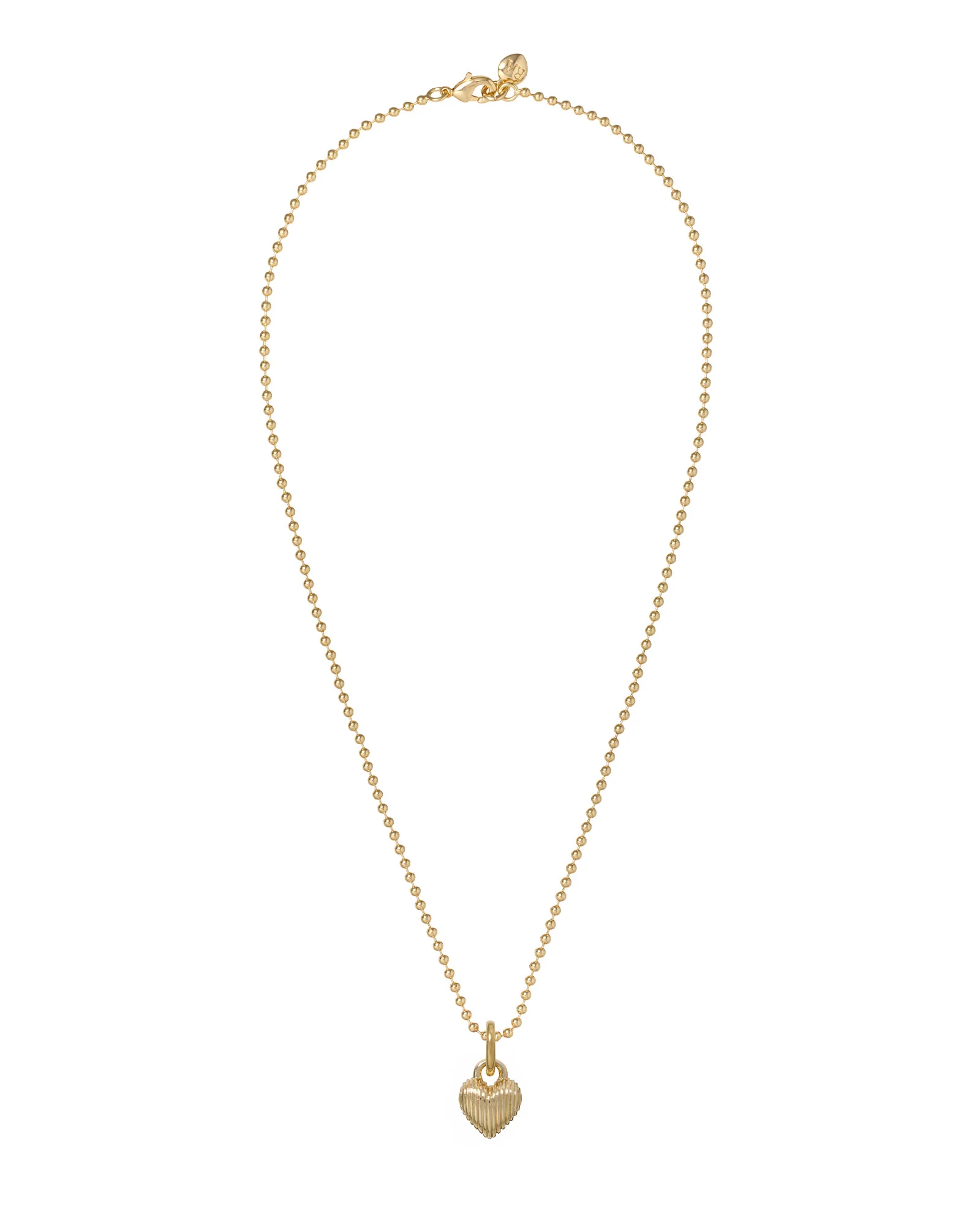 The Itsy Bitsy Puffy Heart Charm Necklace