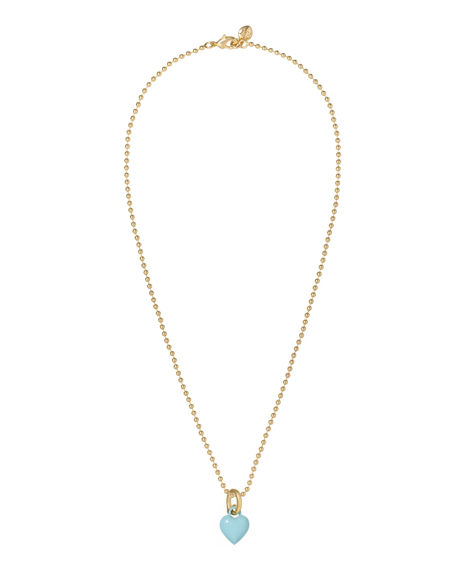 The Itsy Bitsy Puffy Heart Charm Necklace