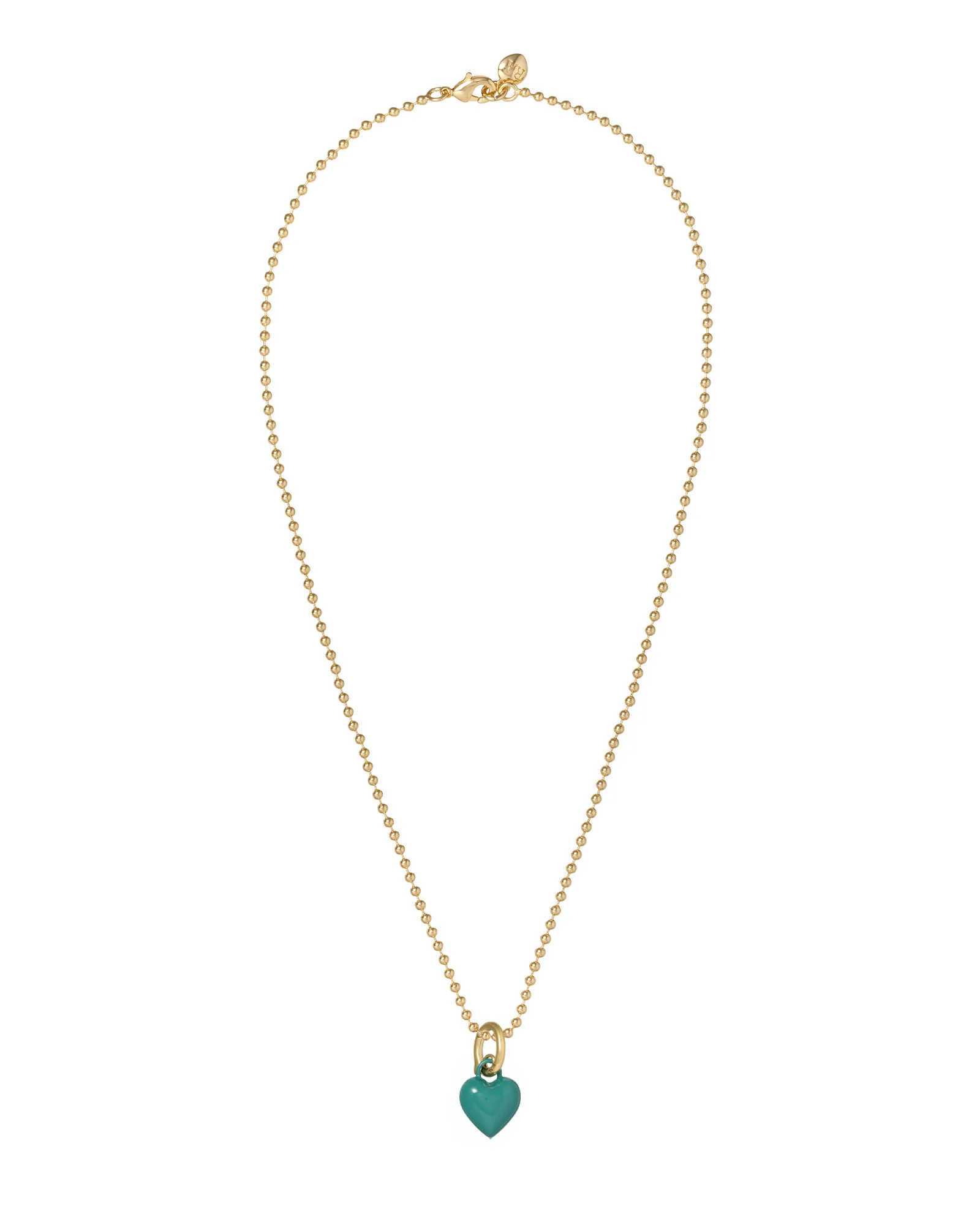 The Itsy Bitsy Puffy Heart Charm Necklace