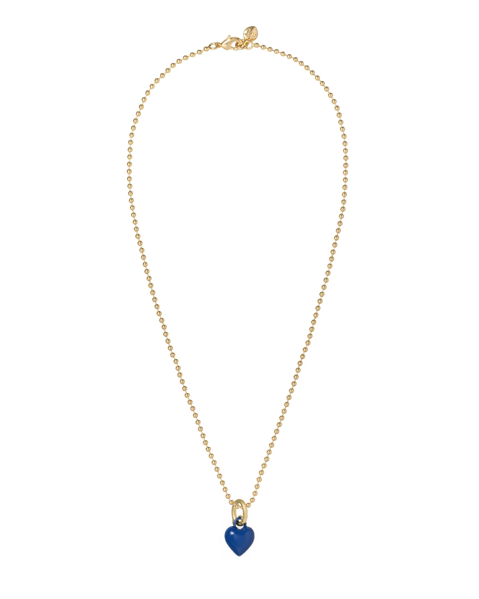 The Itsy Bitsy Puffy Heart Charm Necklace