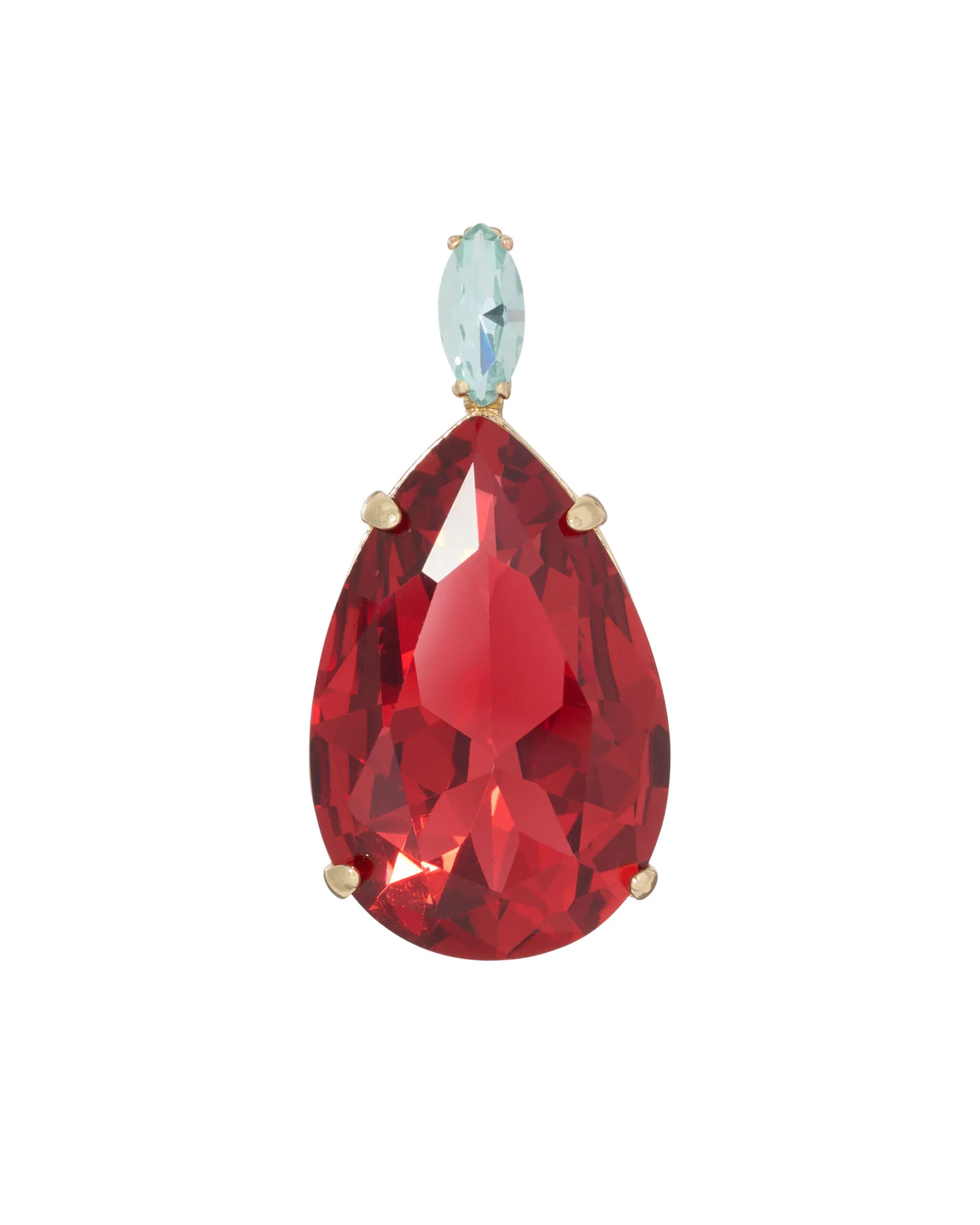 The Large Pear Crystal Charm - Image 3