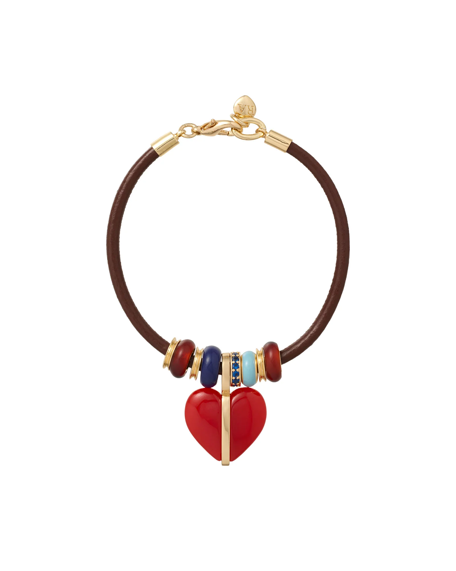 The Leather Stone Slider Bracelet - Image 5