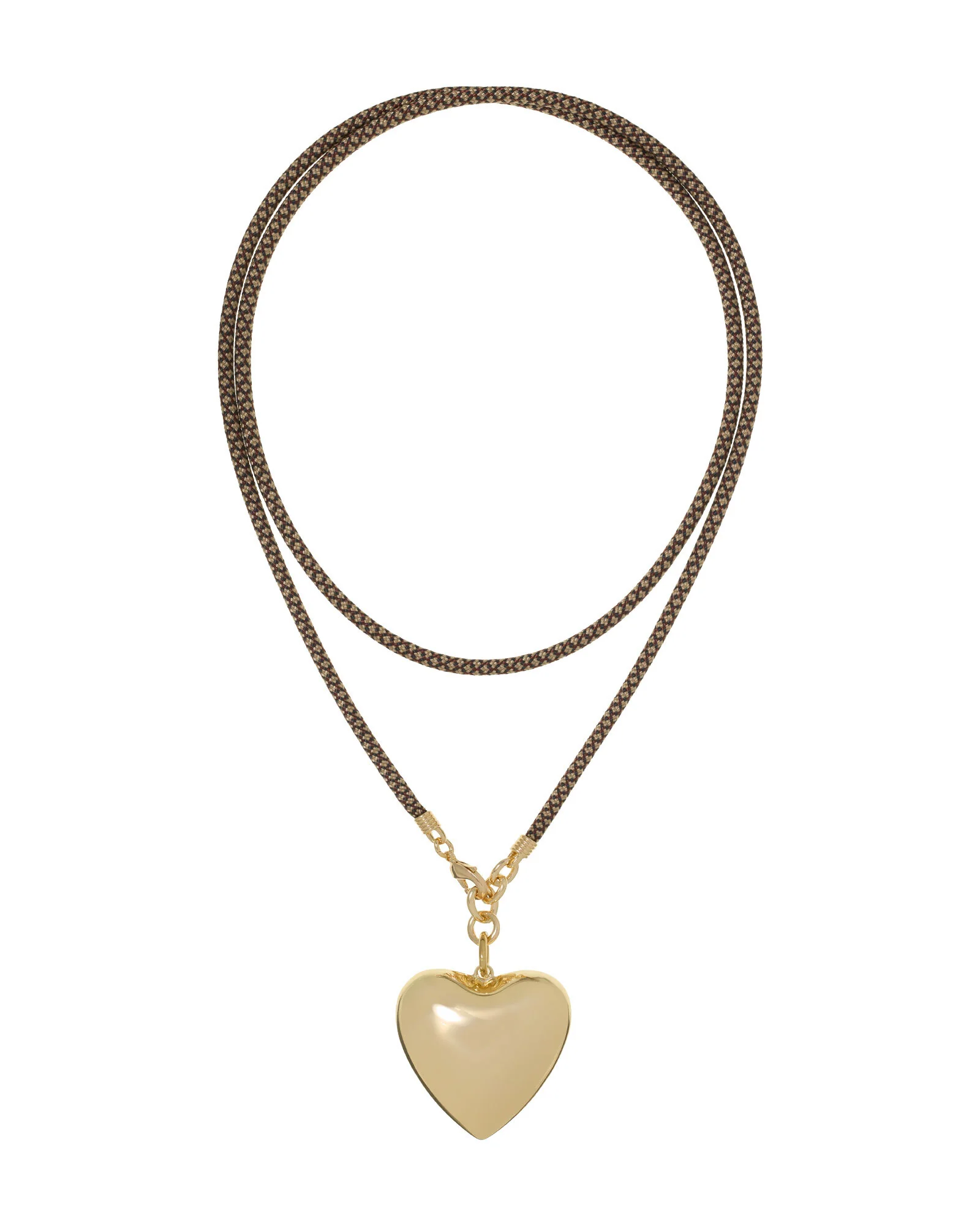 The Long Happy Cord Charm Necklace - Image 2
