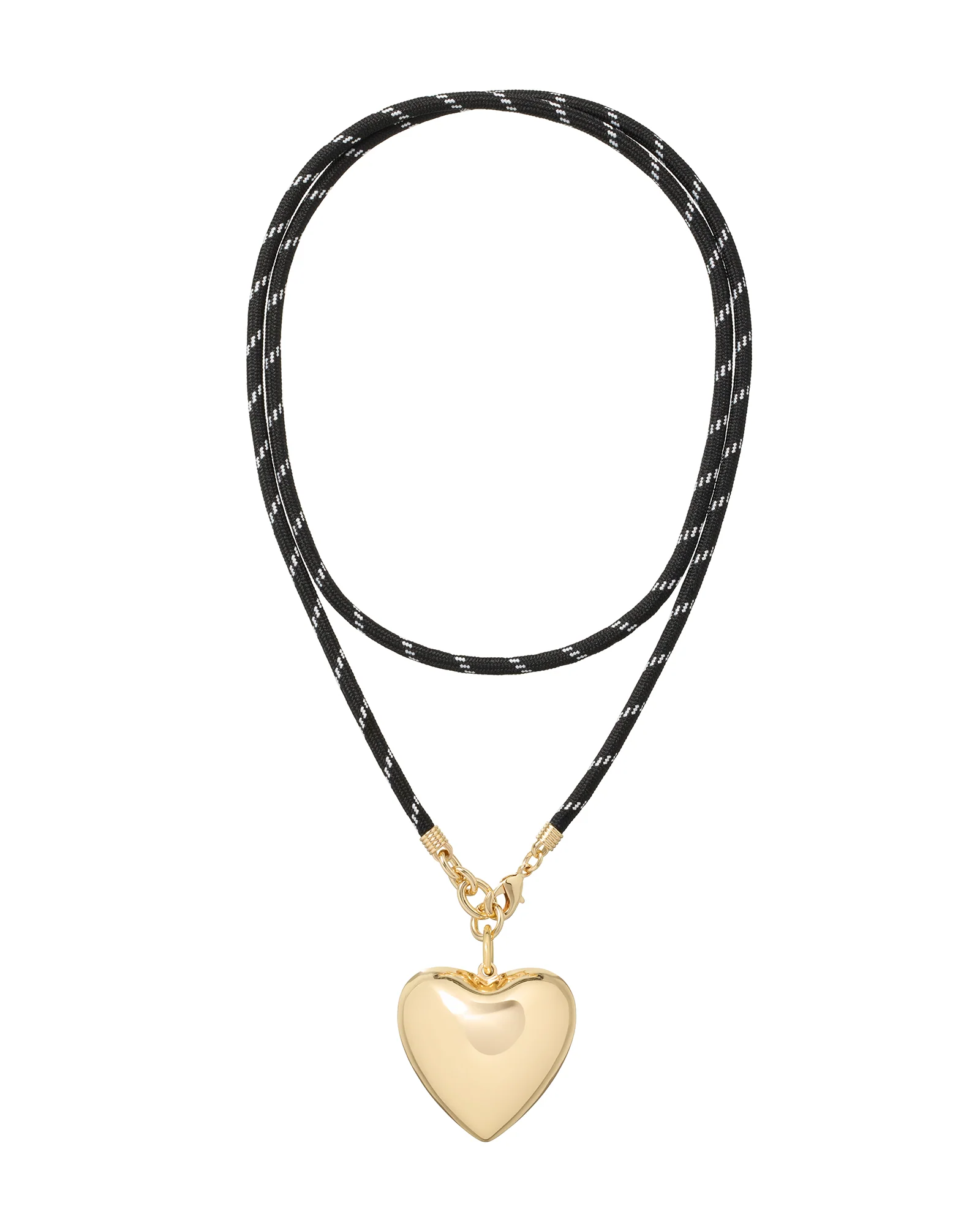The Long Happy Cord Charm Necklace - Image 4