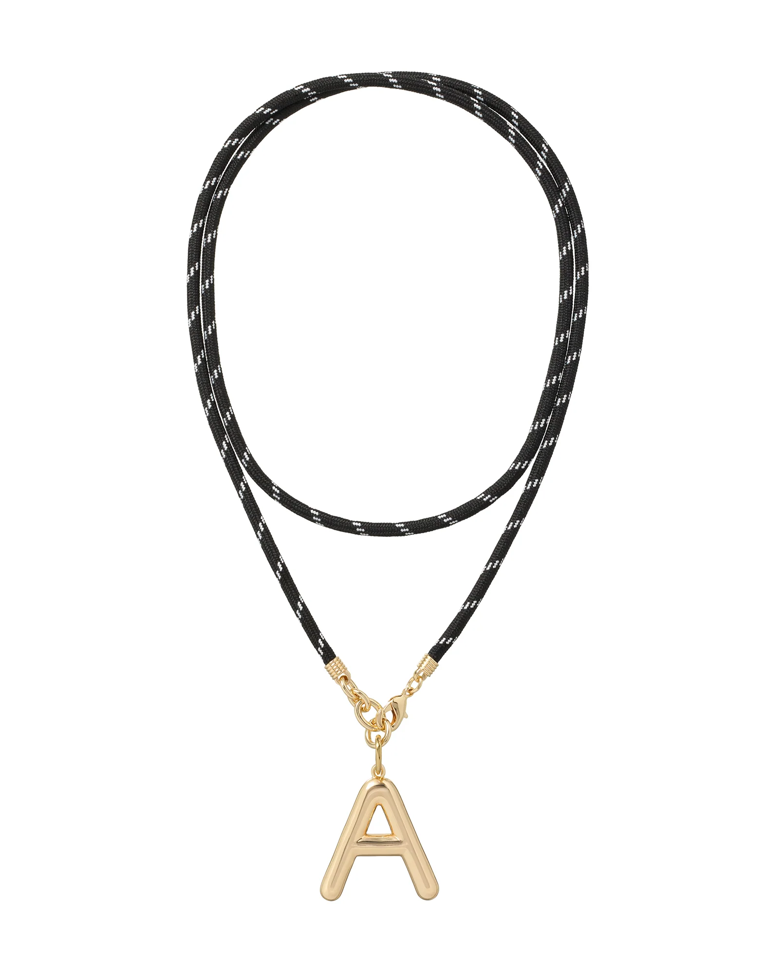 The Long Happy Cord Charm Necklace - Image 5