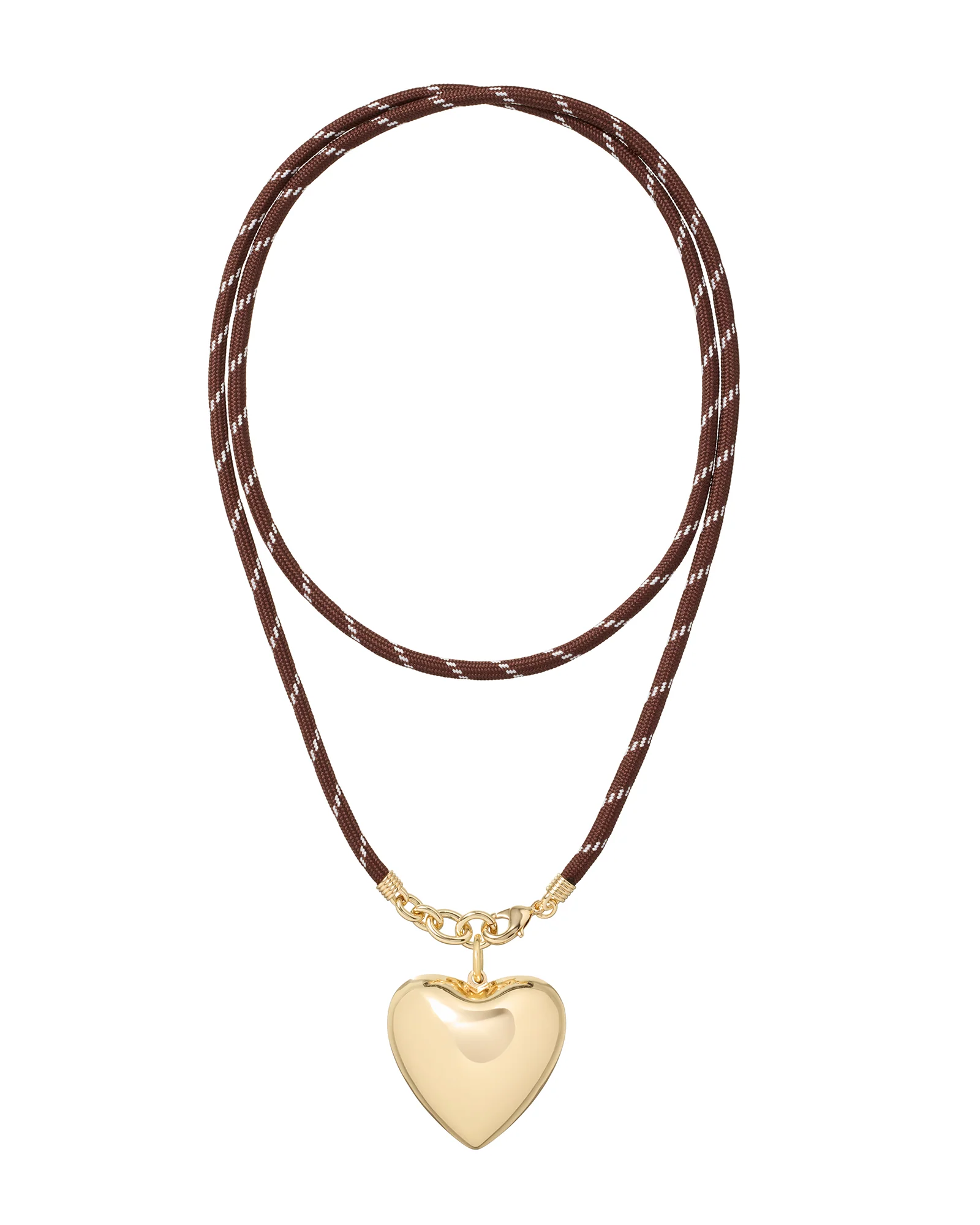 The Long Happy Cord Charm Necklace - Image 7