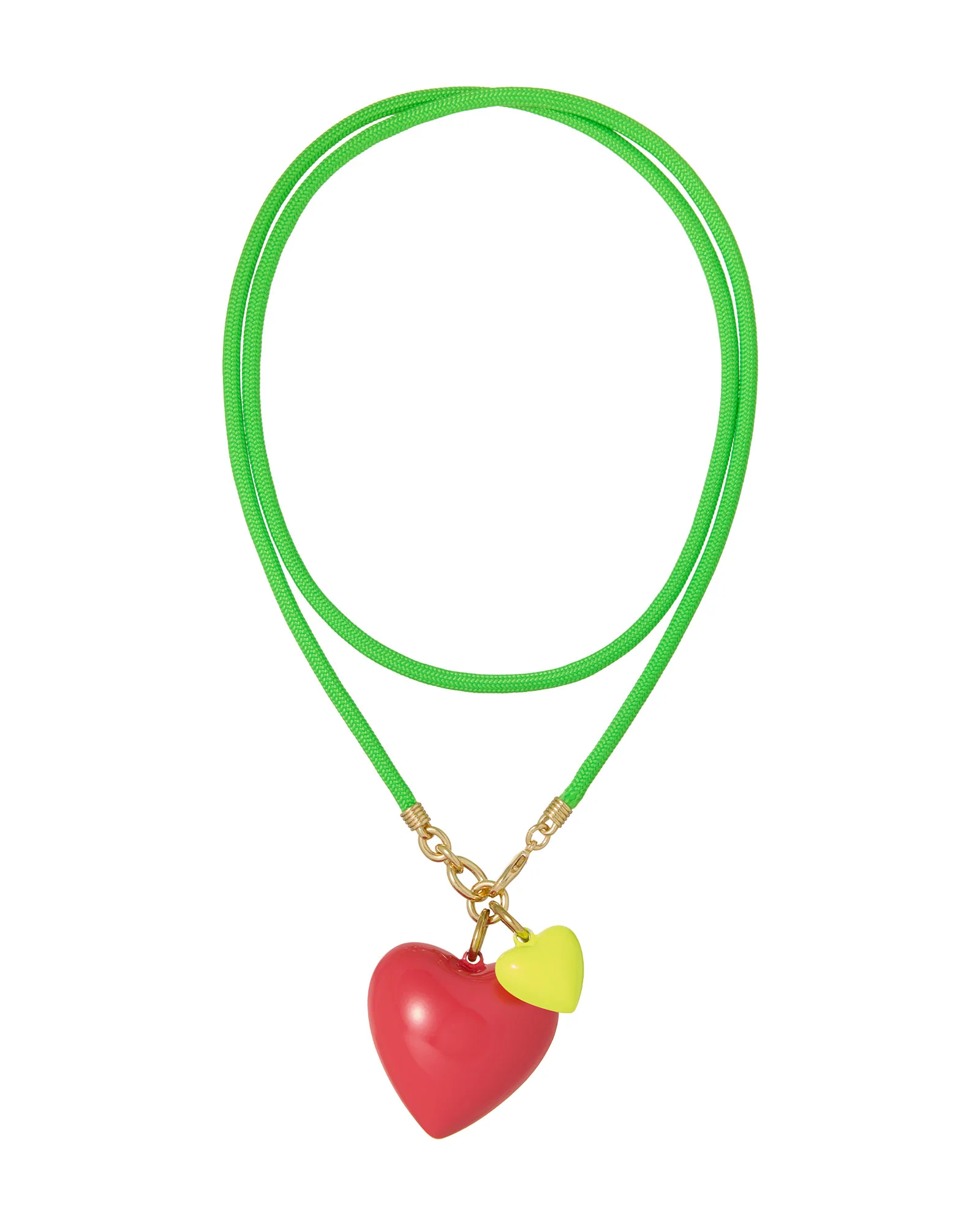 The Long Happy Cord Charm Necklace - Image 6