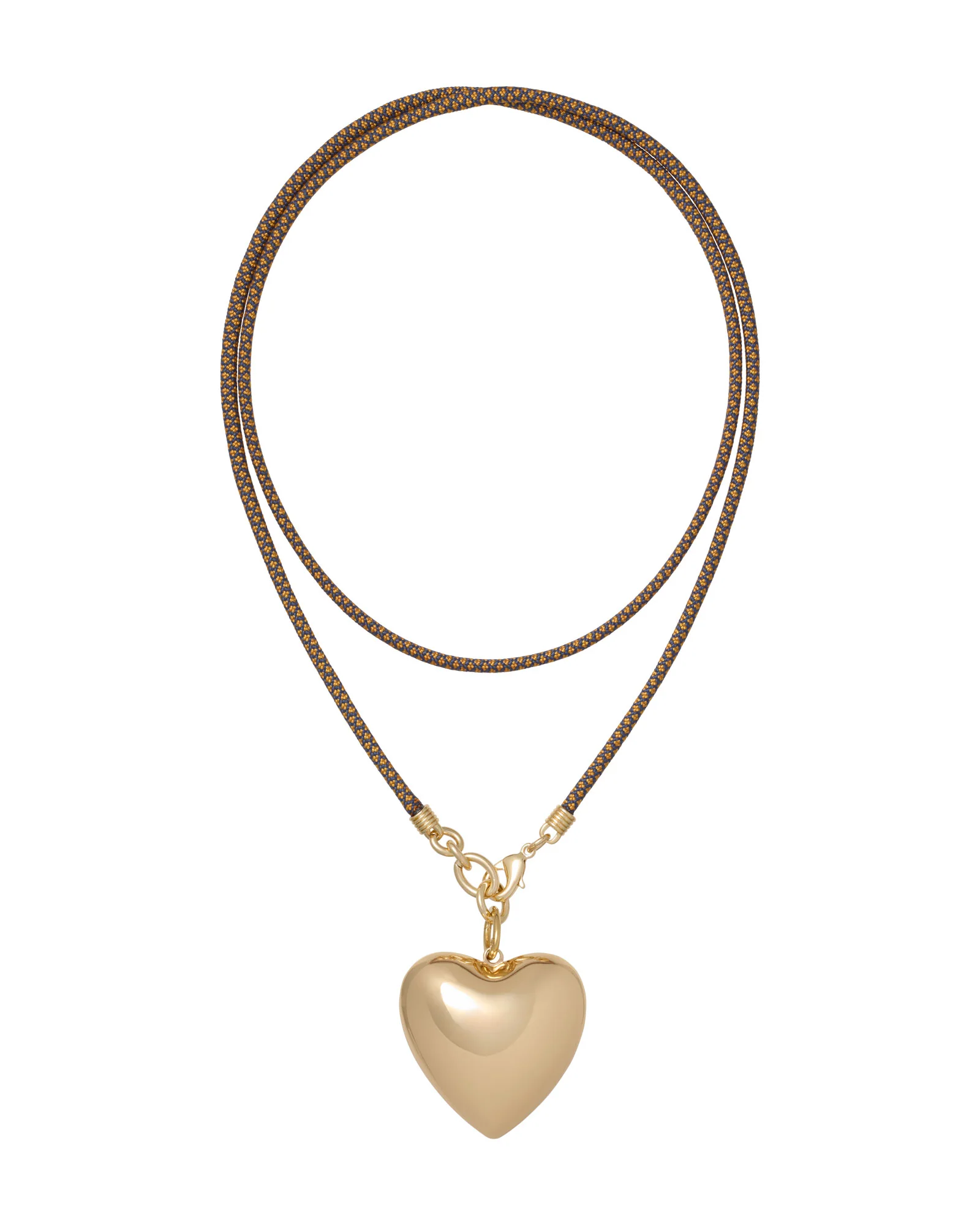 The Long Happy Cord Charm Necklace - Image 6
