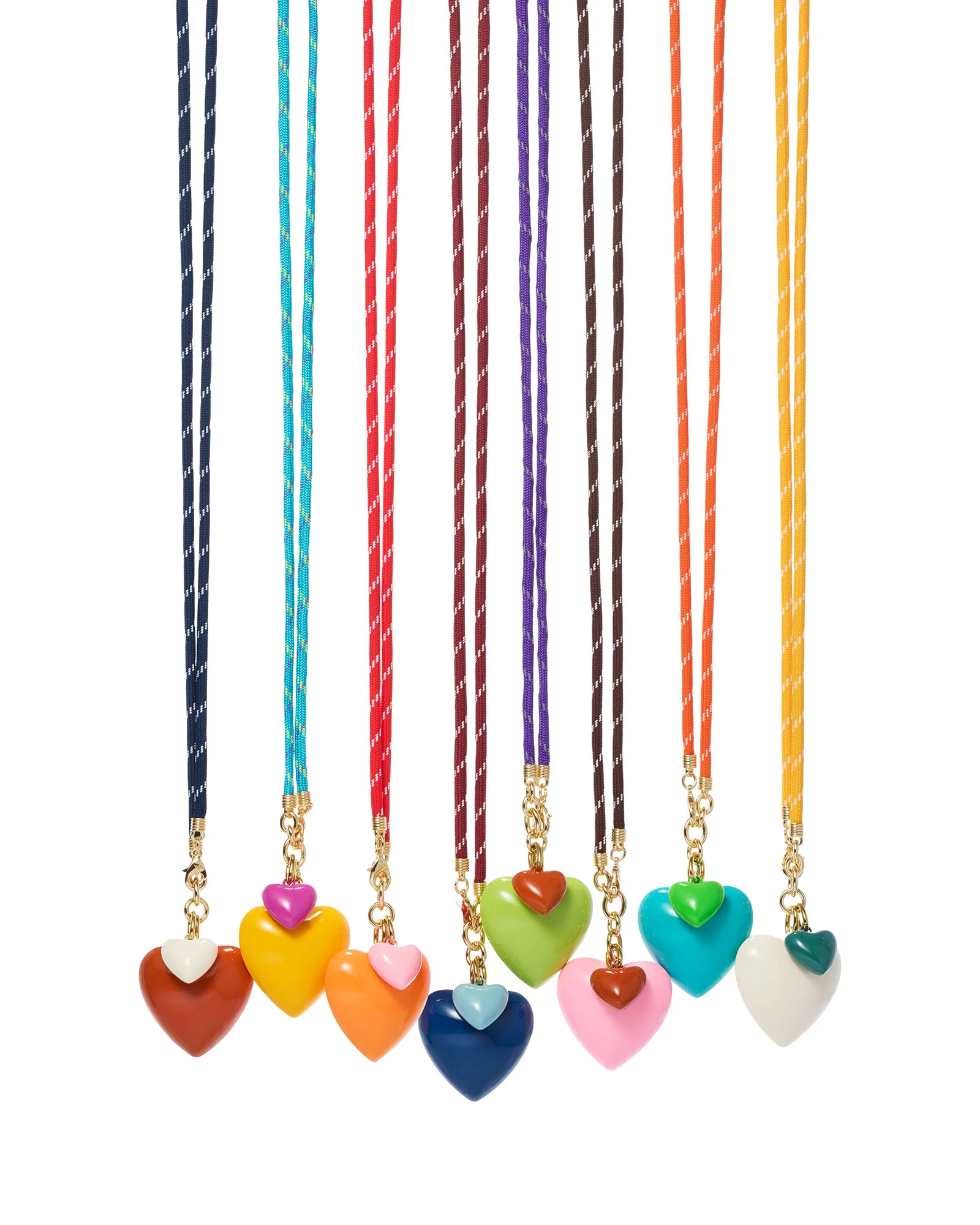 The Long Happy Cord Charm Necklace - Image 5