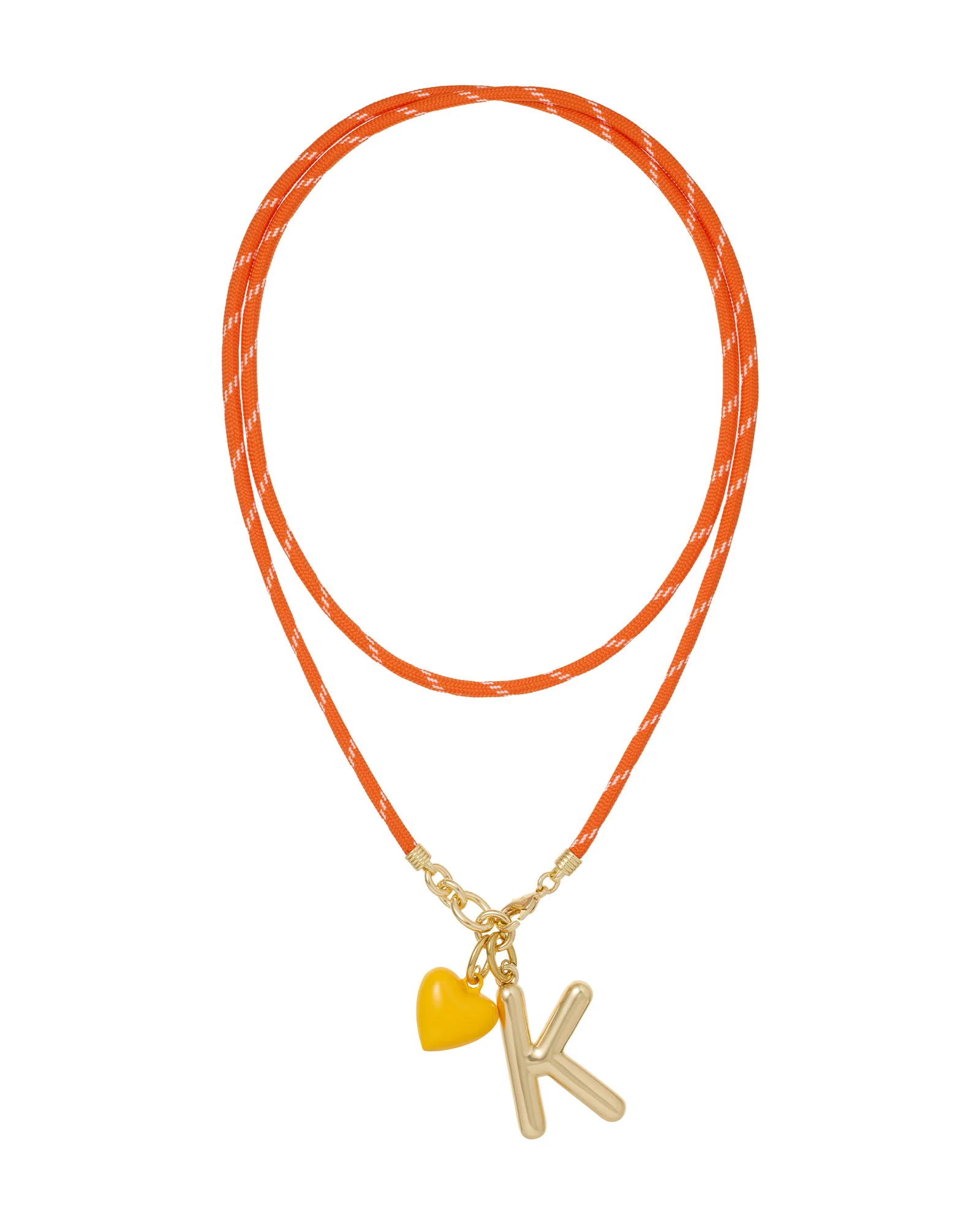 The Long Happy Cord Charm Necklace - Image 4