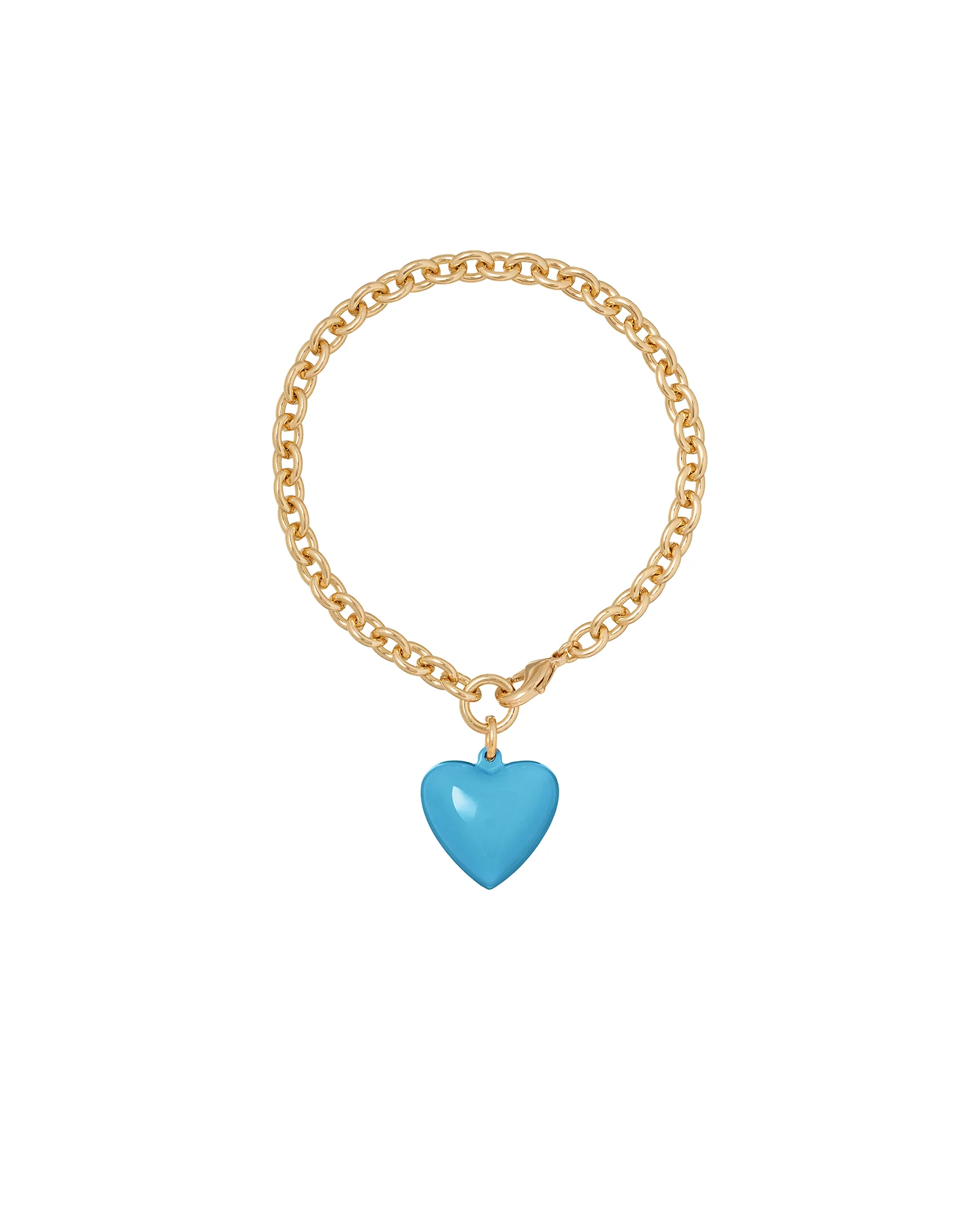 The Mini Puffy Heart Charm Bracelet - Image 10