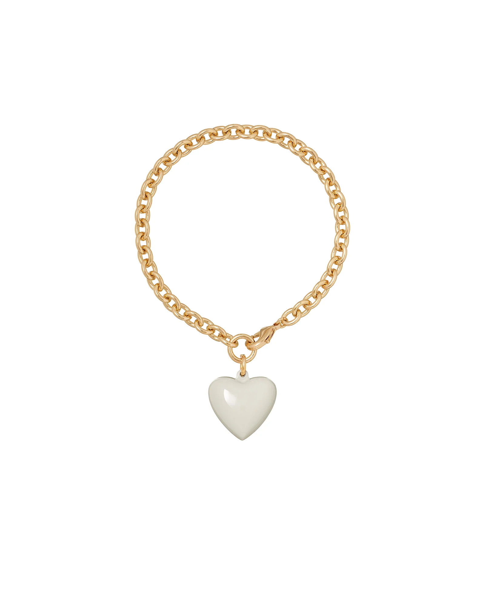 The Mini Puffy Heart Charm Bracelet - Image 12
