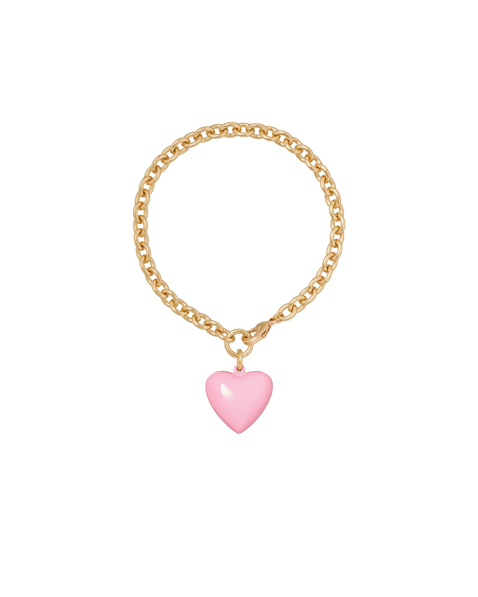 The Mini Puffy Heart Charm Bracelet - Image 13