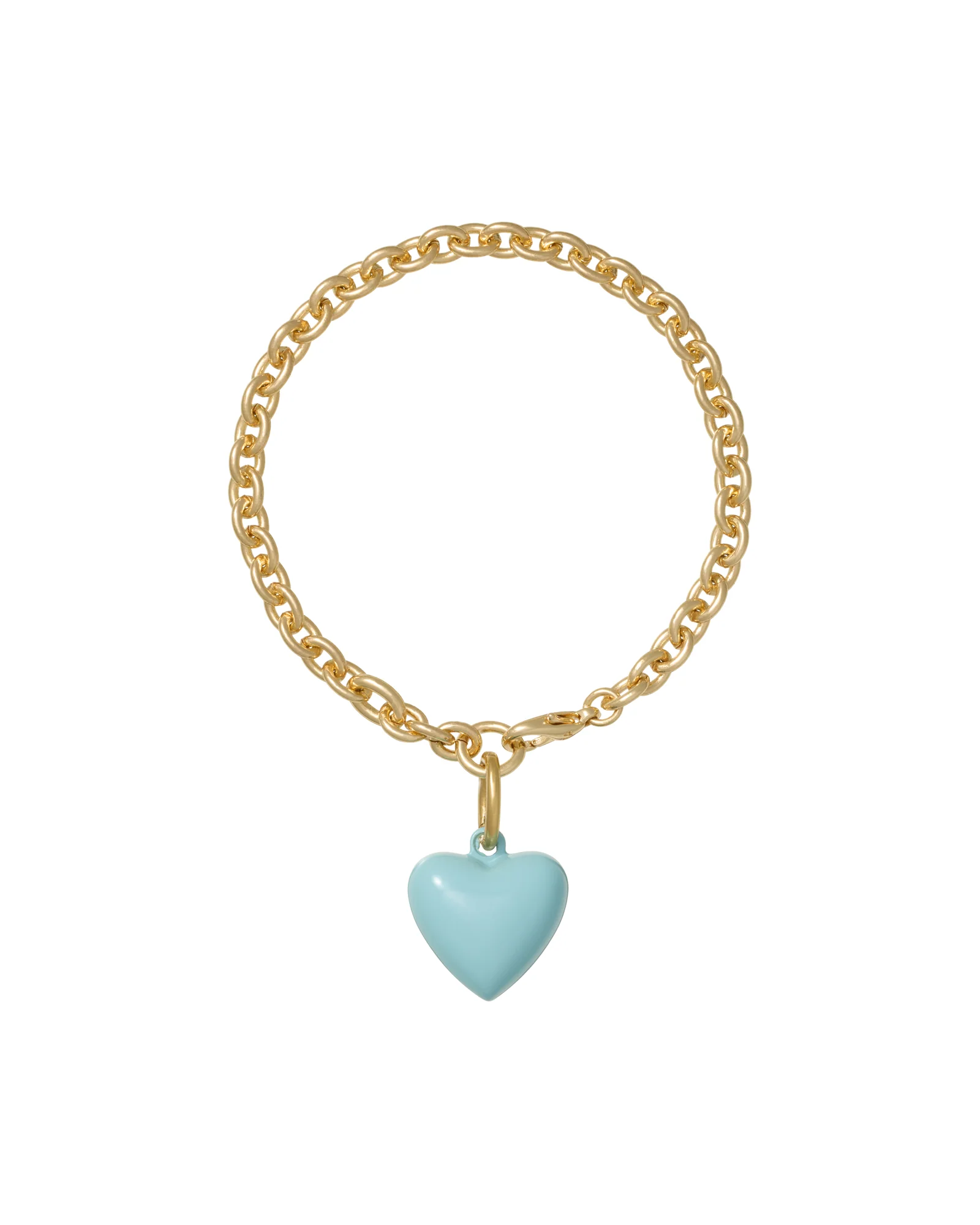 The Mini Puffy Heart Charm Bracelet - Image 17