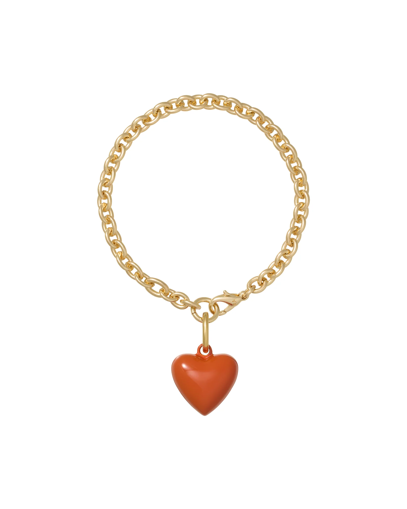 The Mini Puffy Heart Charm Bracelet - Image 19