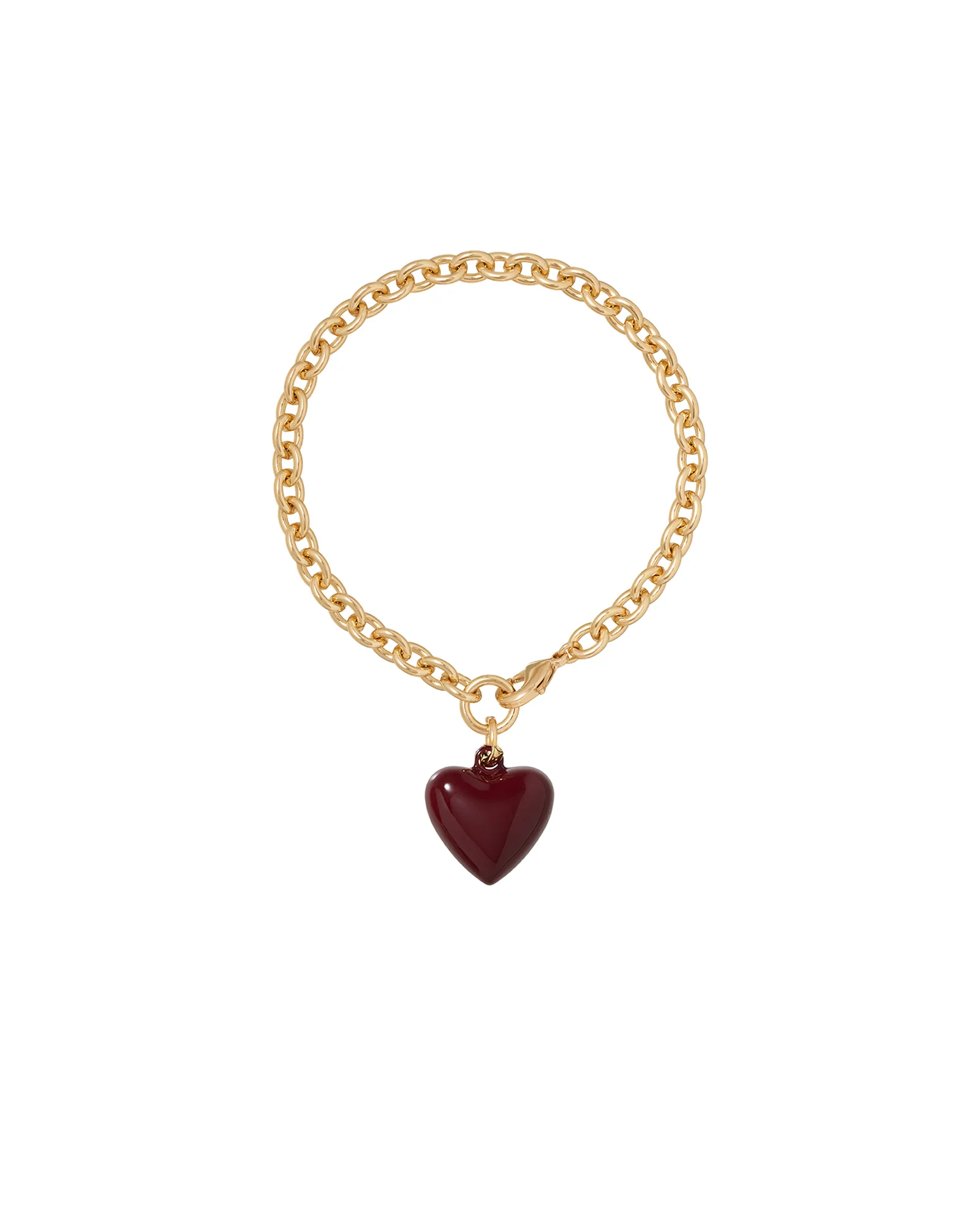 The Mini Puffy Heart Charm Bracelet - Image 21