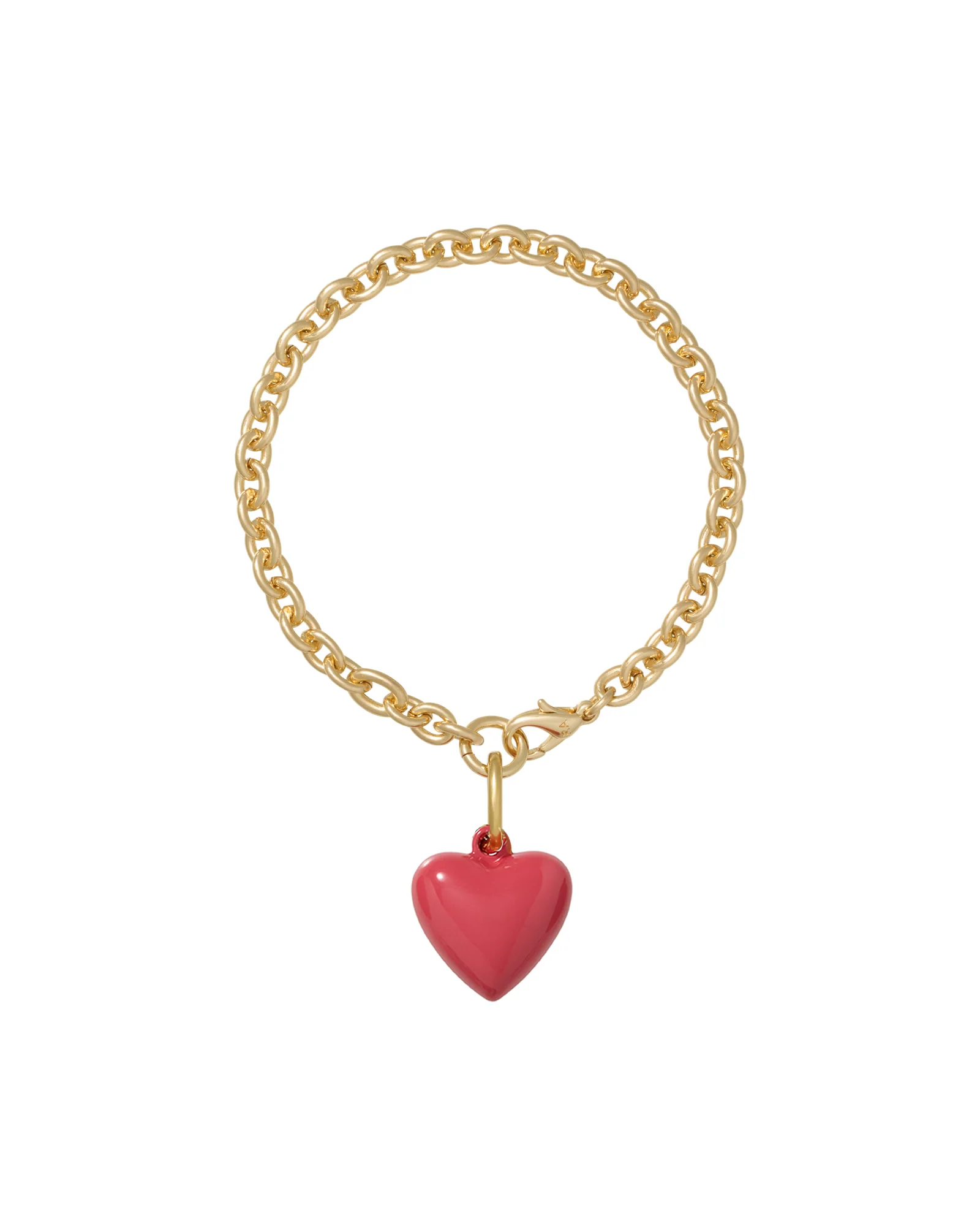 The Mini Puffy Heart Charm Bracelet - Image 22