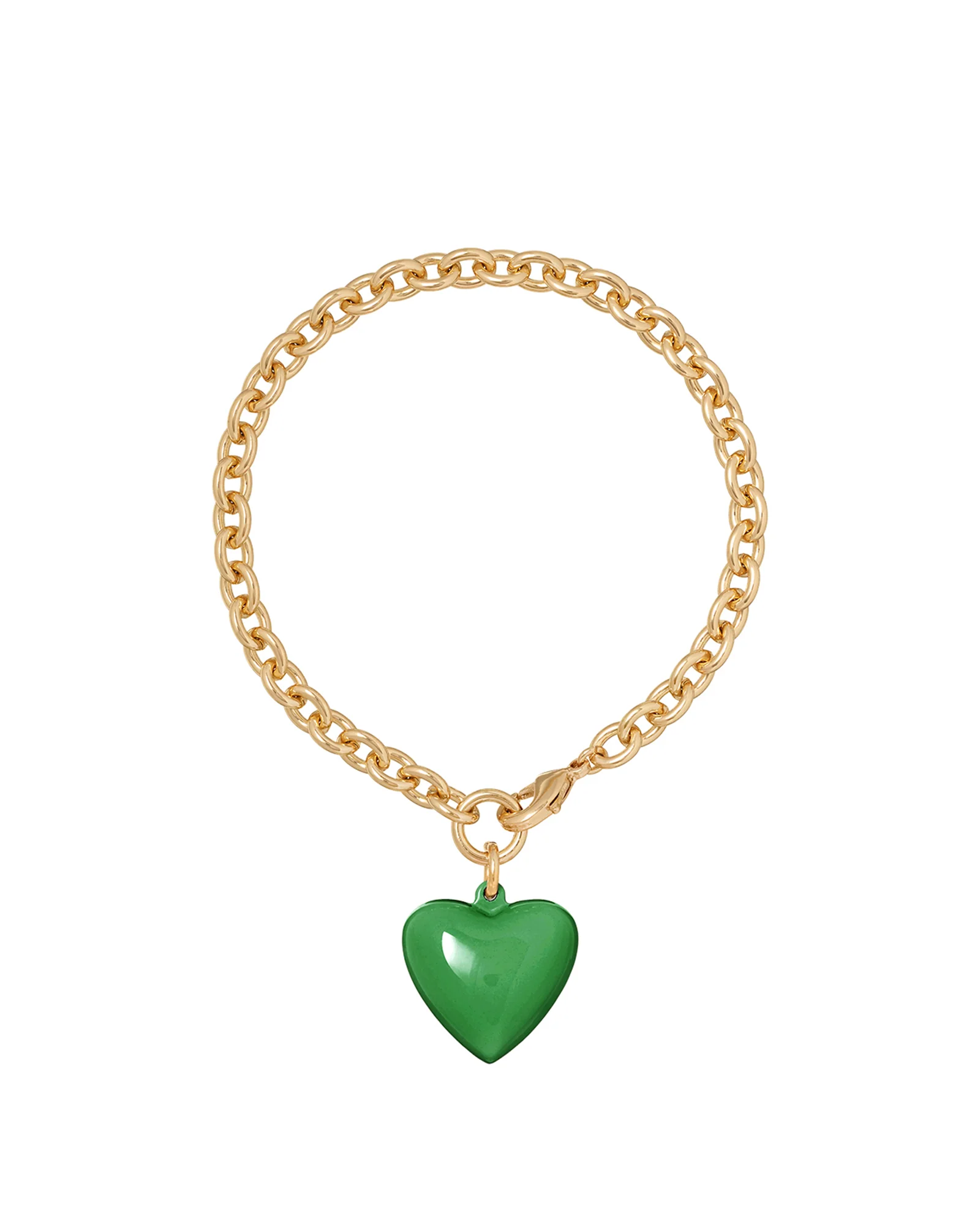 The Mini Puffy Heart Charm Bracelet - Image 29