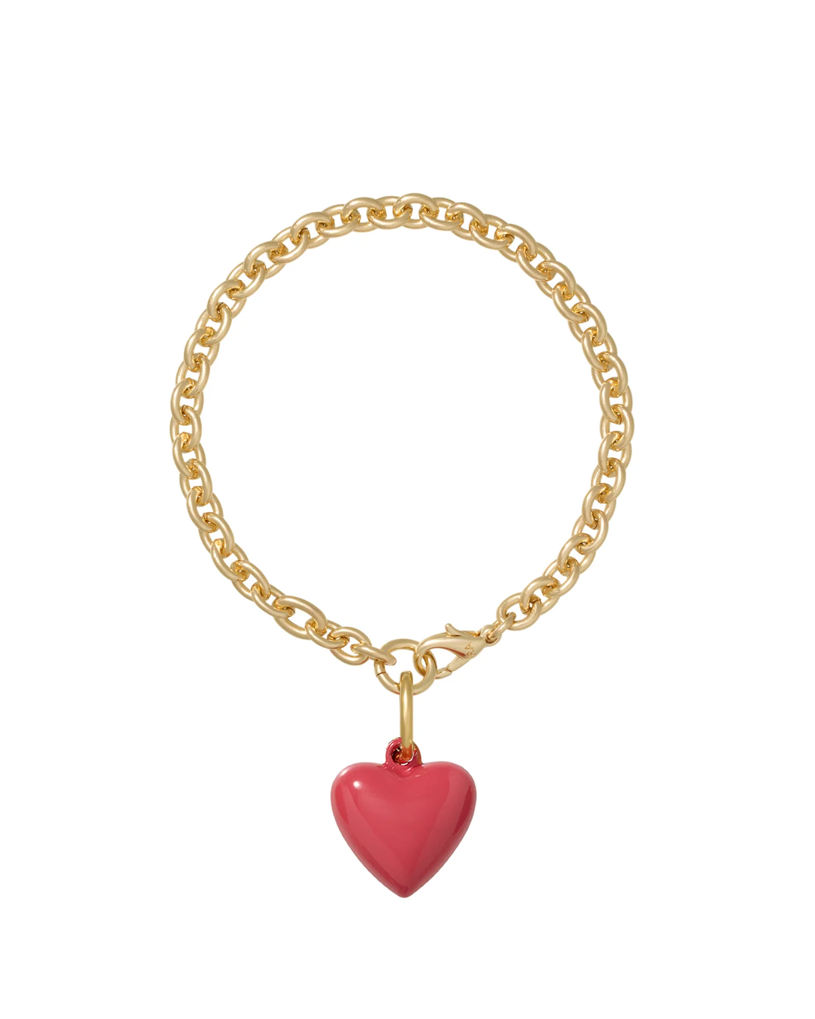 The Mini Puffy Heart Charm Bracelet - Image 31