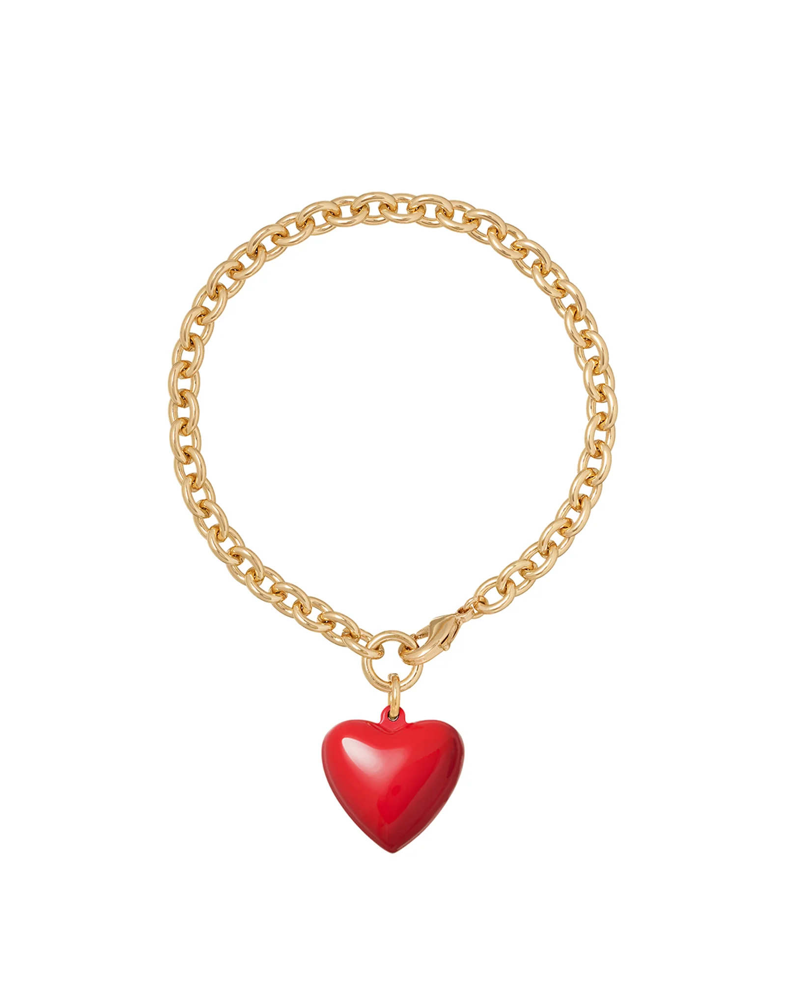 The Mini Puffy Heart Charm Bracelet - Image 34