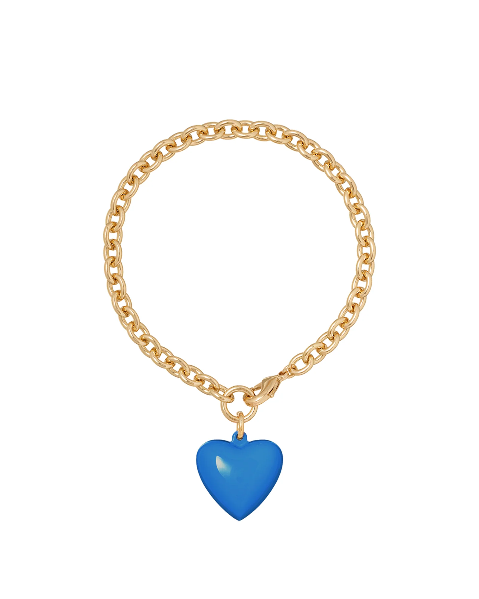 The Mini Puffy Heart Charm Bracelet - Image 36