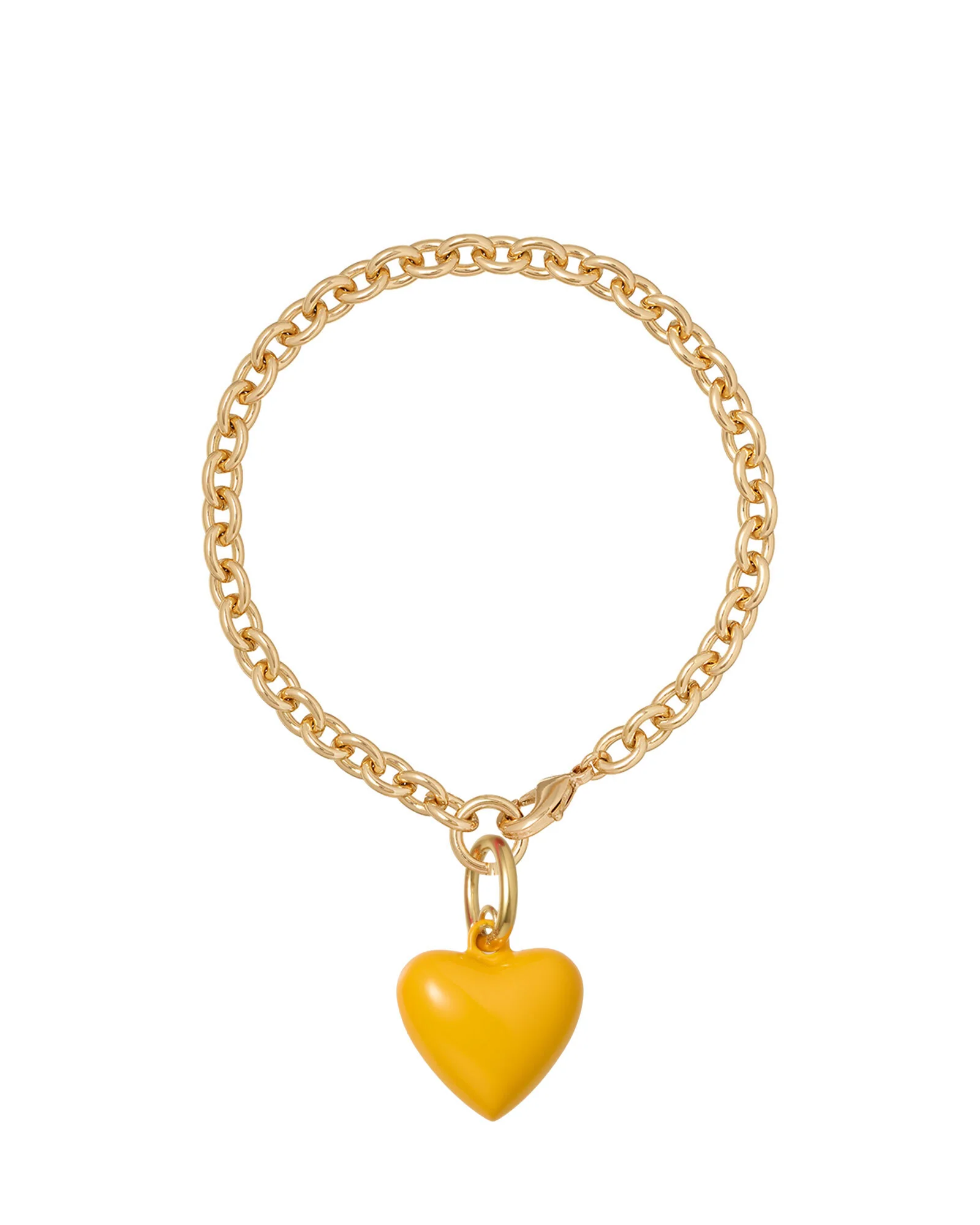 The Mini Puffy Heart Charm Bracelet - Image 37
