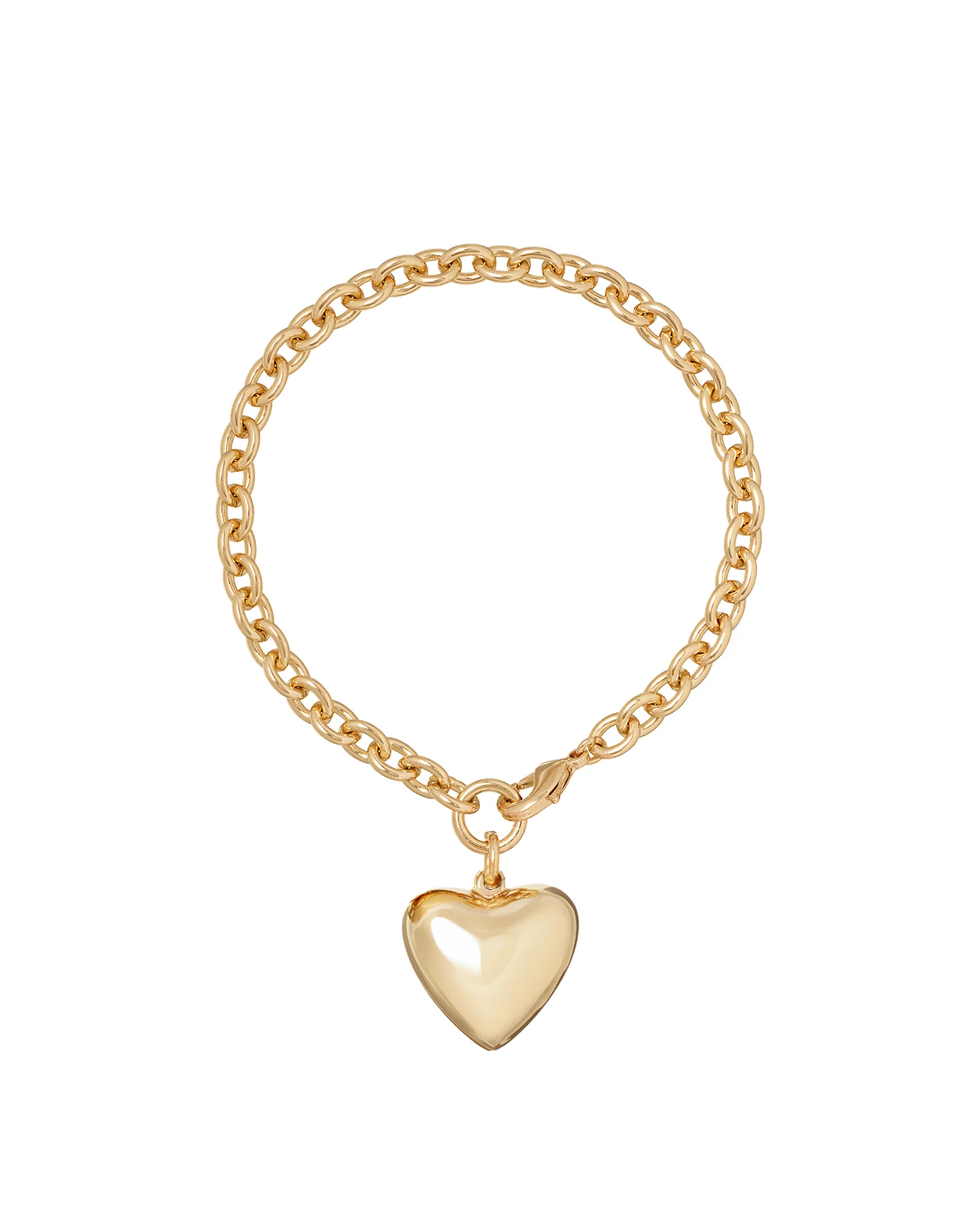 The Mini Puffy Heart Charm Bracelet - Image 38