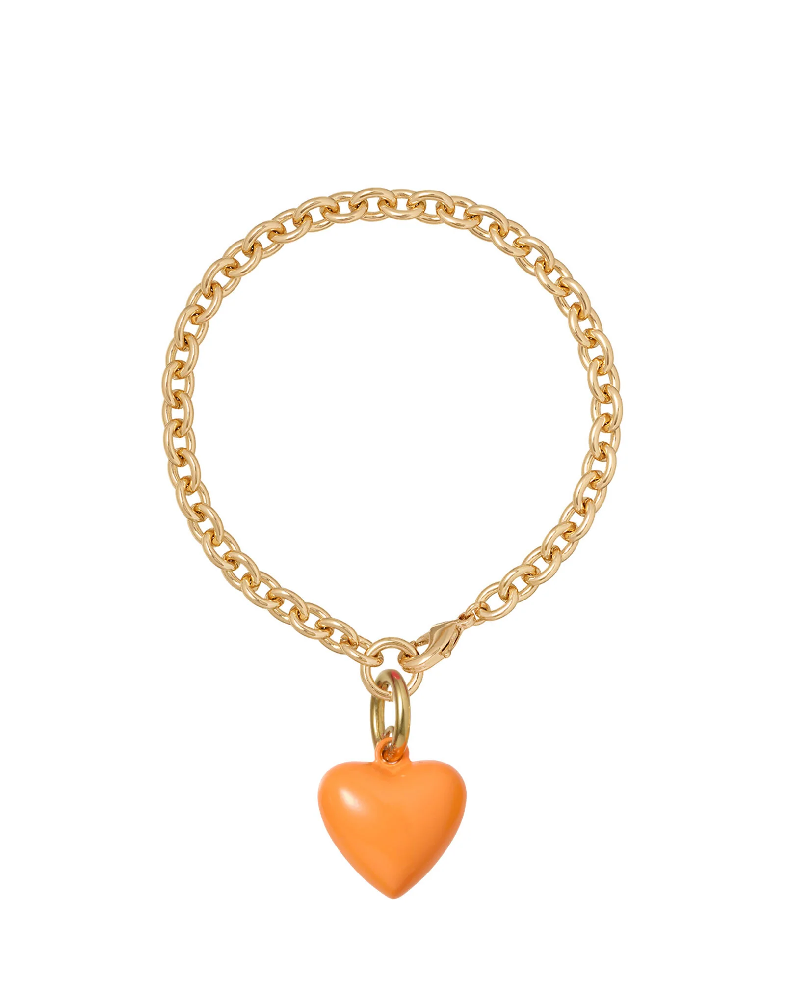 The Mini Puffy Heart Charm Bracelet - Image 40