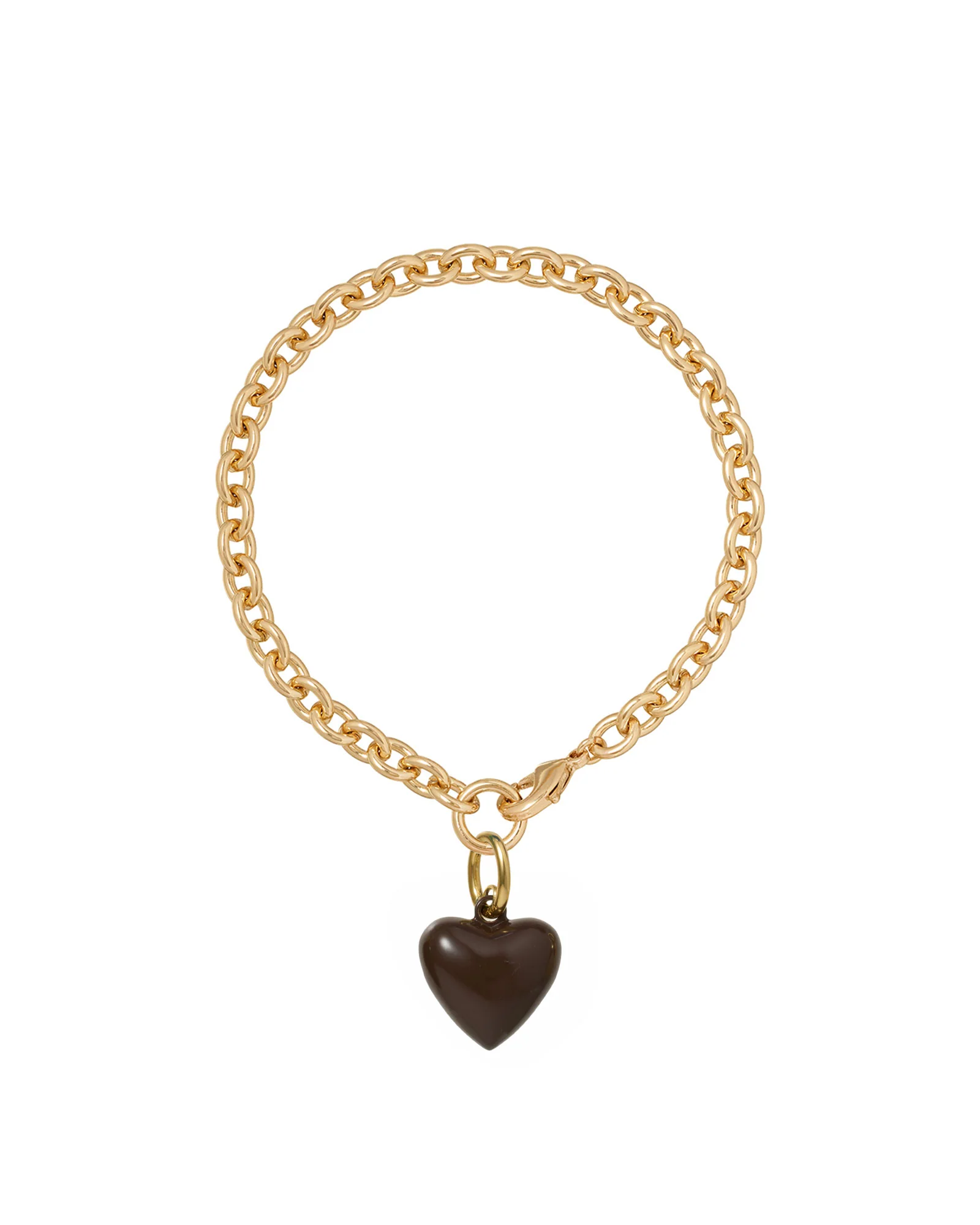 The Mini Puffy Heart Charm Bracelet - Image 42