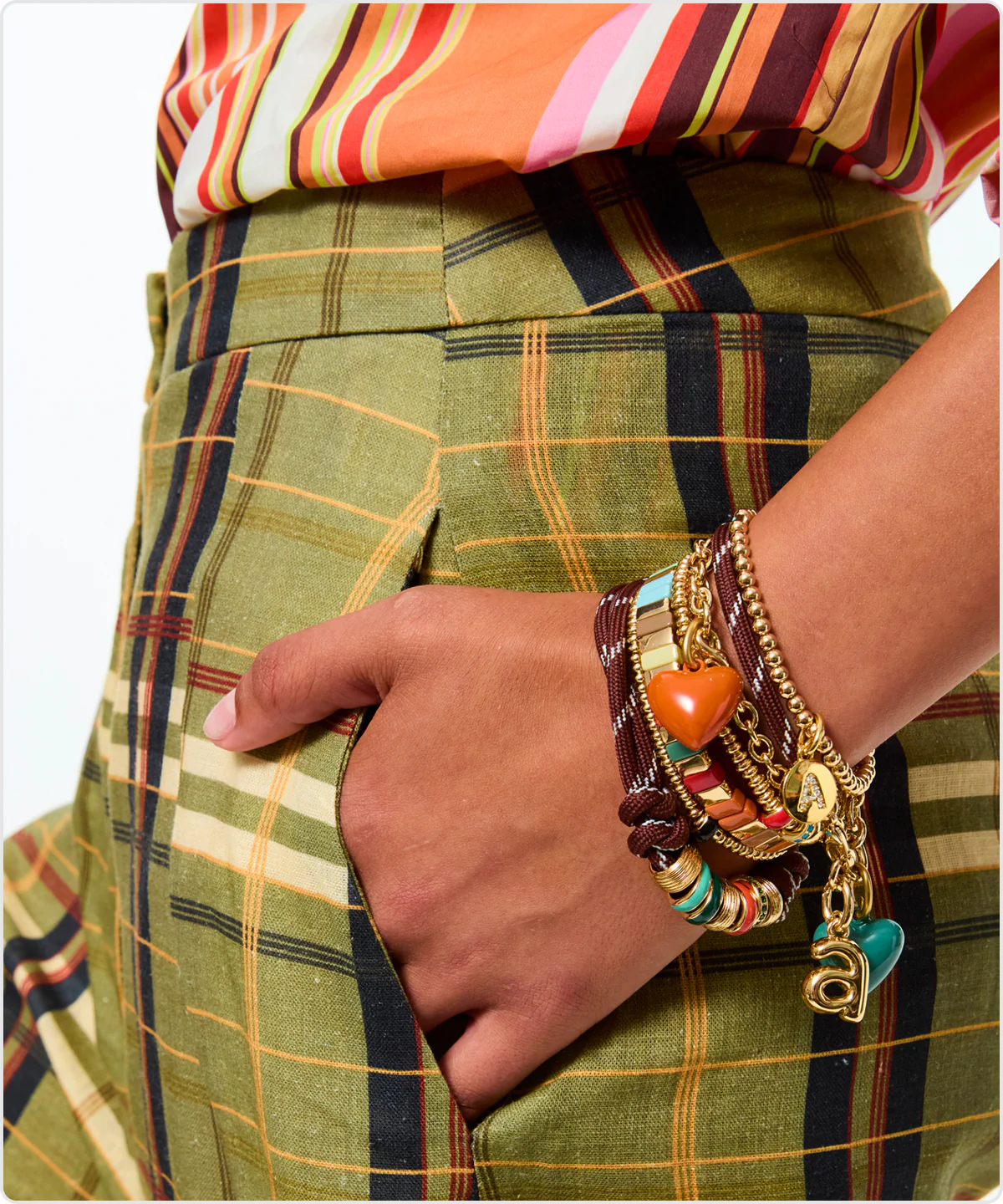 The Mini Puffy Heart Charm Bracelet - Image 5
