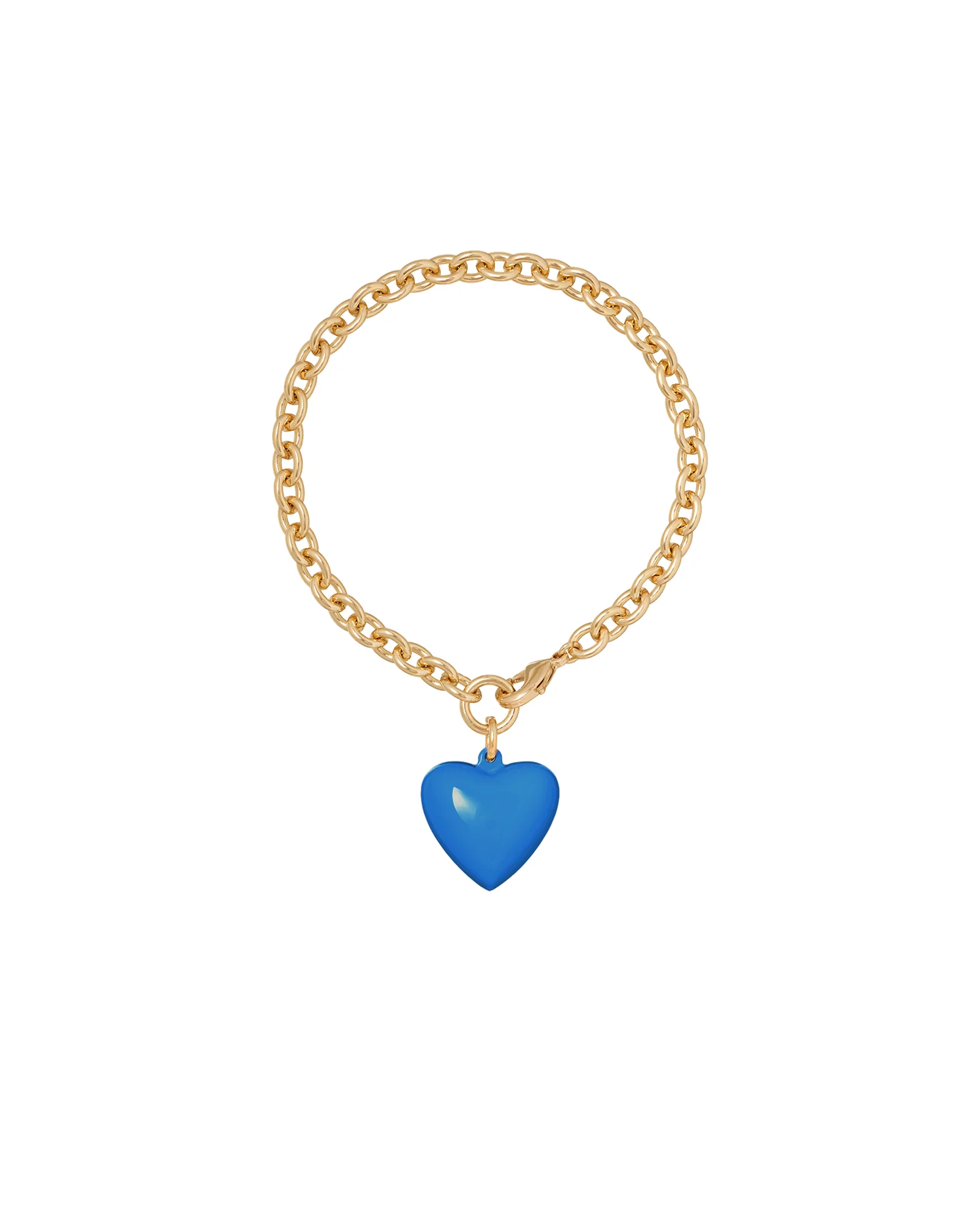The Mini Puffy Heart Charm Bracelet - Image 9