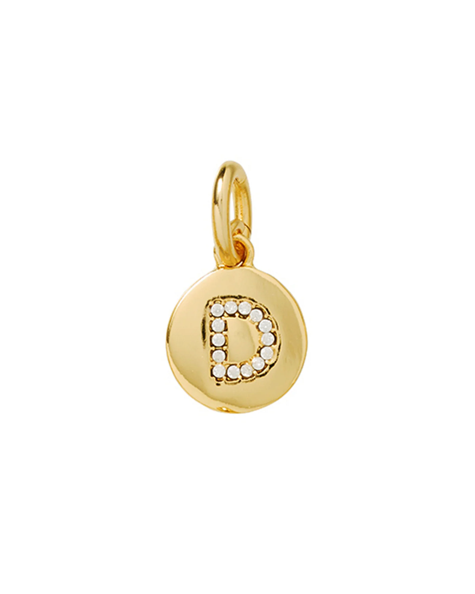 The Pavé Initial Disc Charm - Image 10