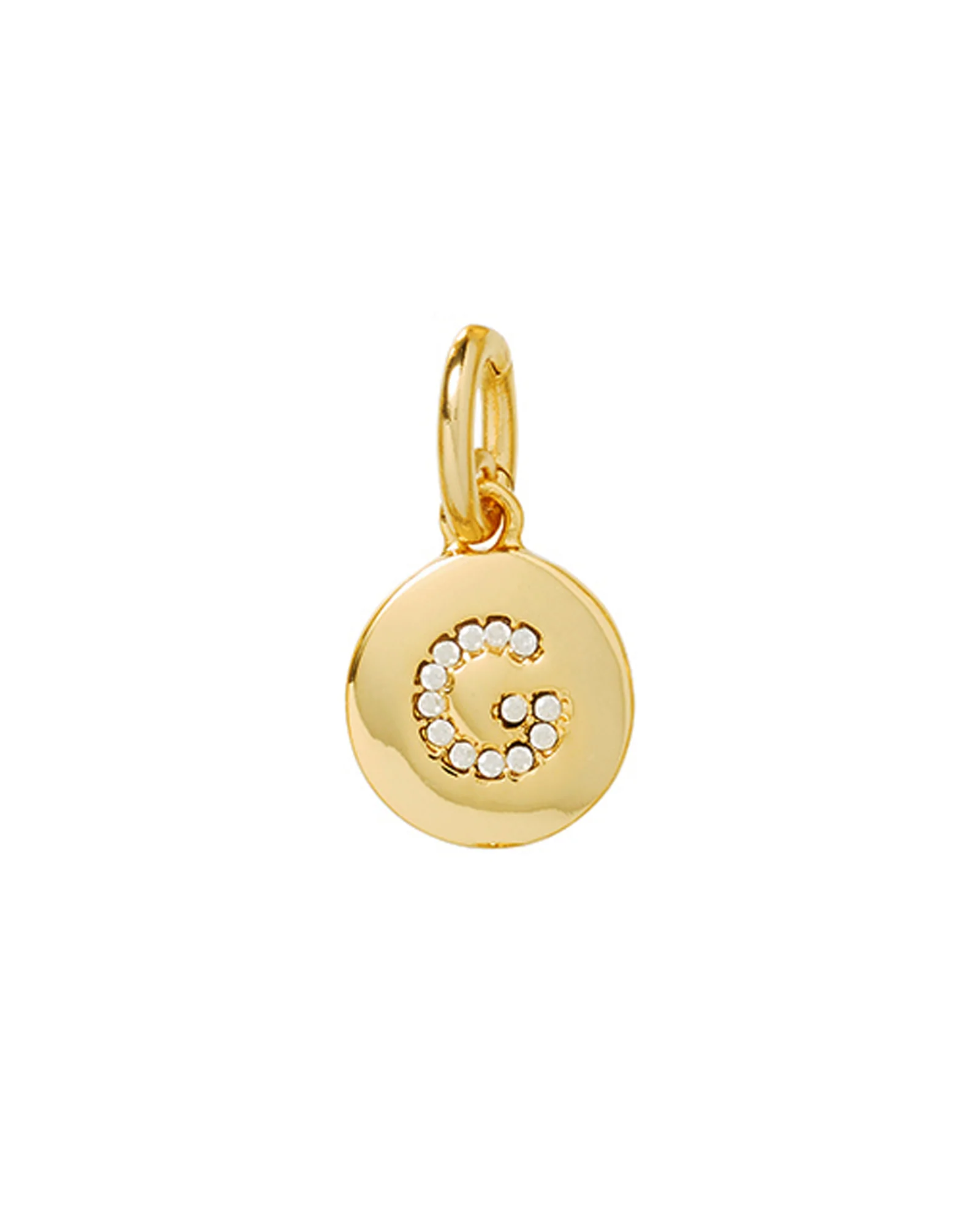 The Pavé Initial Disc Charm - Image 13