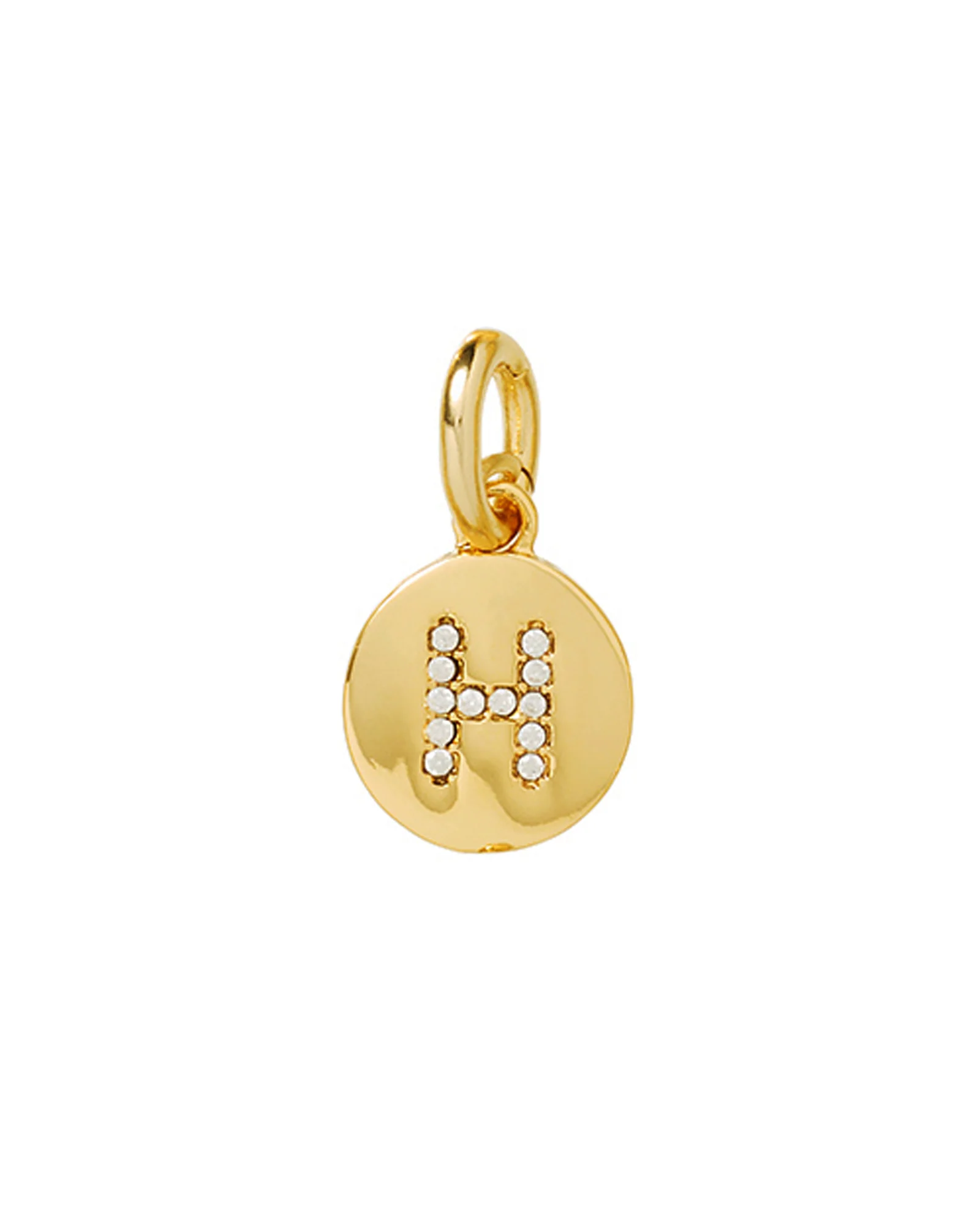 The Pavé Initial Disc Charm - Image 14
