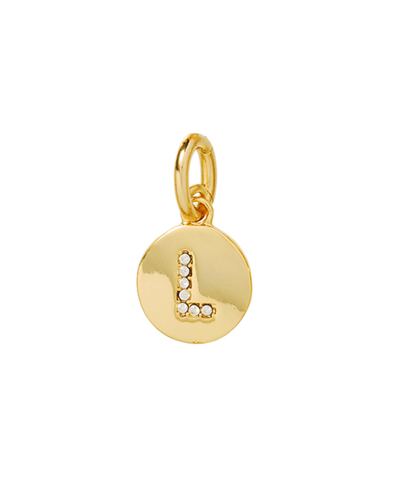The Pavé Initial Disc Charm - Image 18