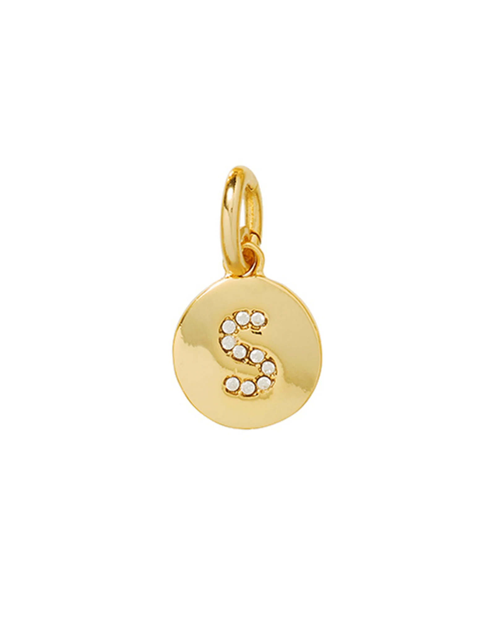 The Pavé Initial Disc Charm - Image 25